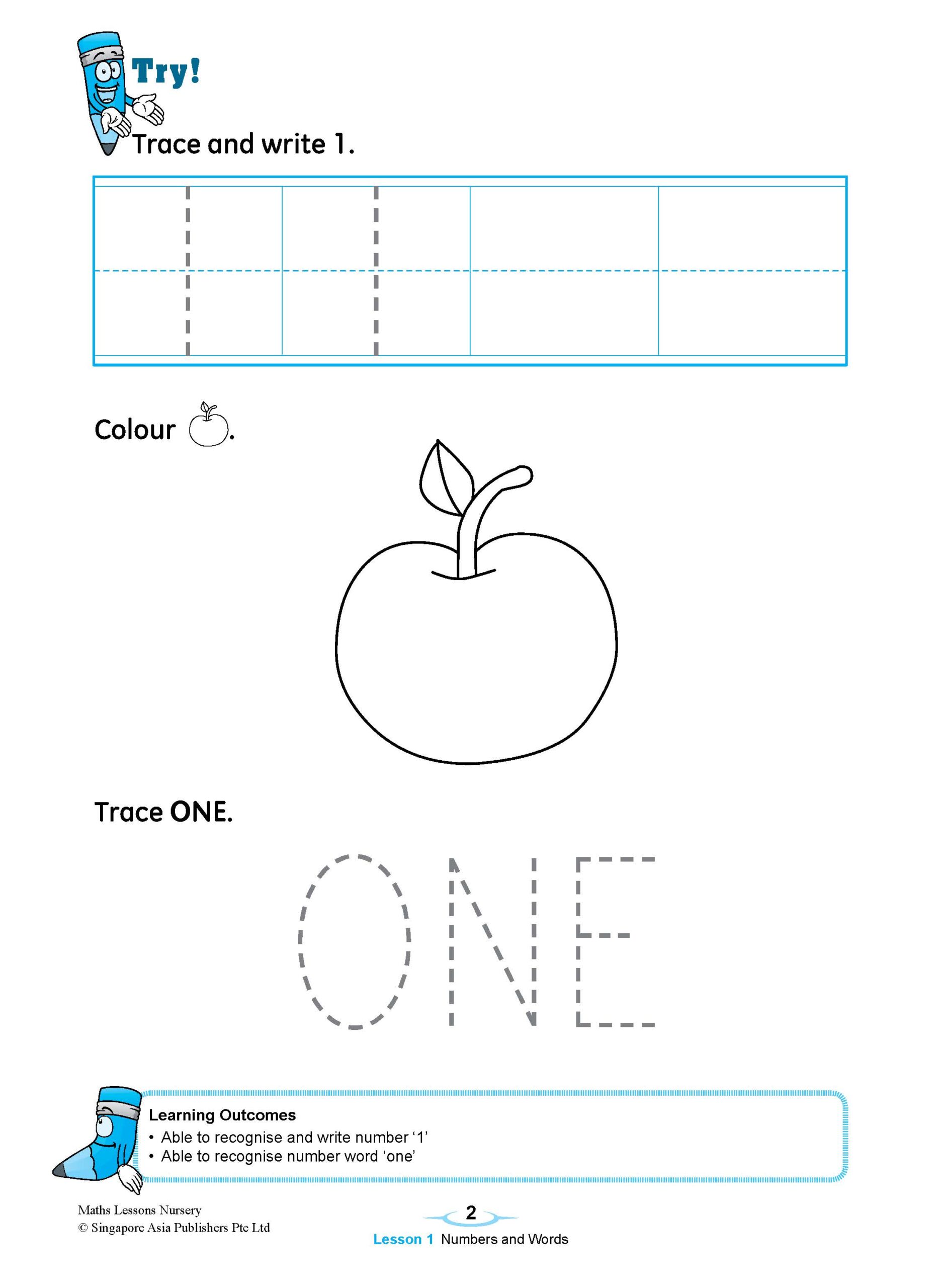 MATHS LESSONS Nursery