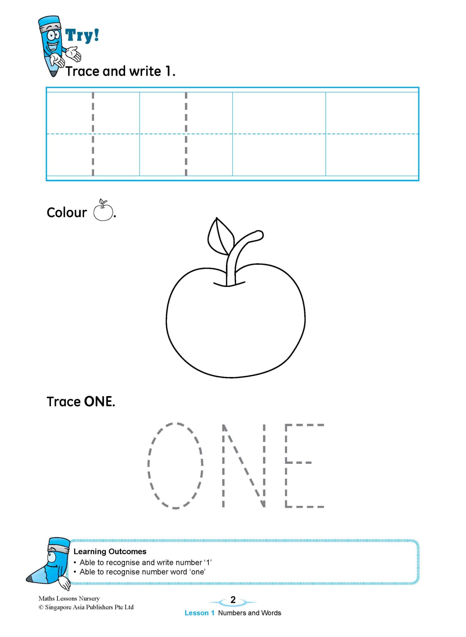 MATHS LESSONS Nursery