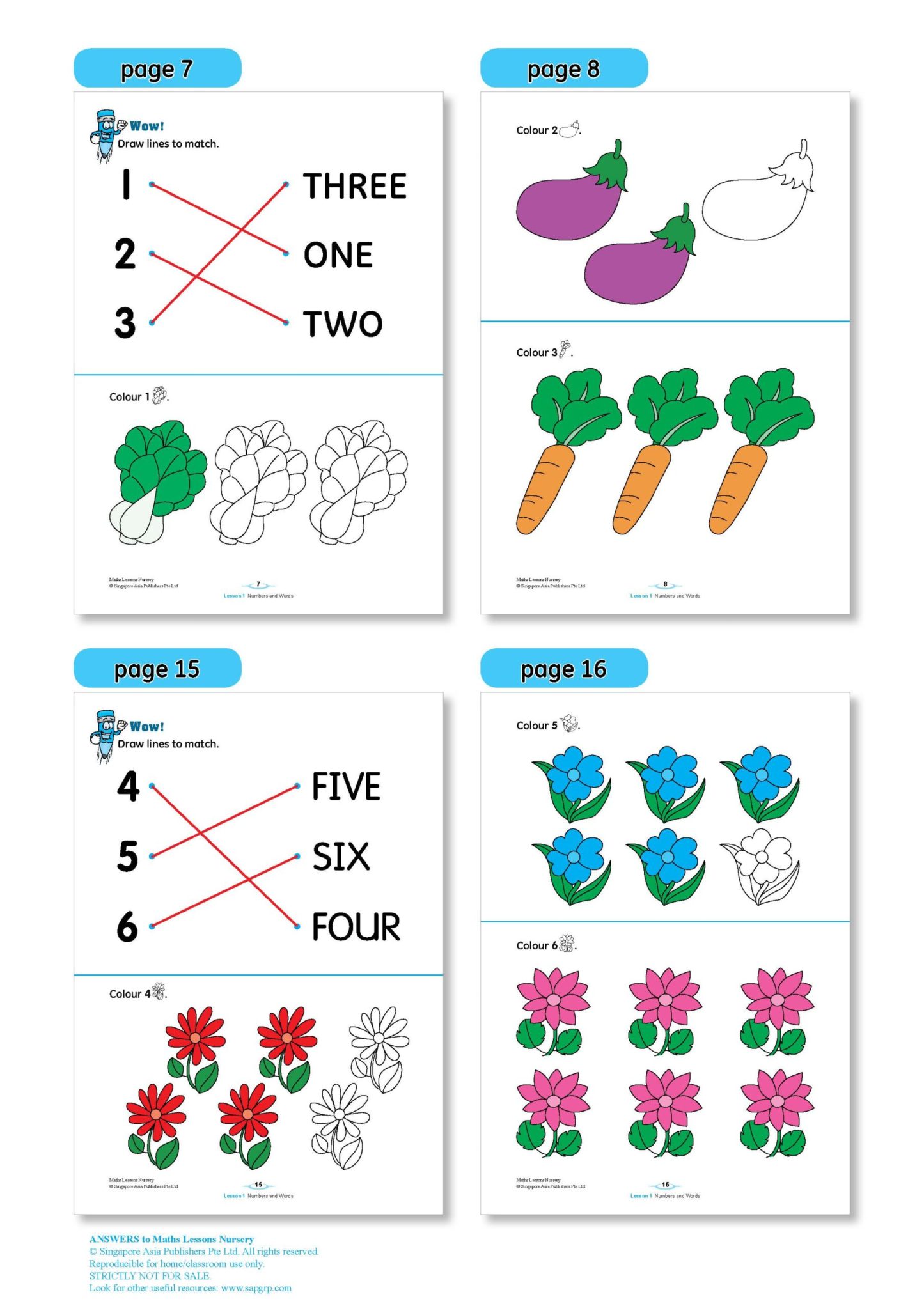 MATHS LESSONS Nursery