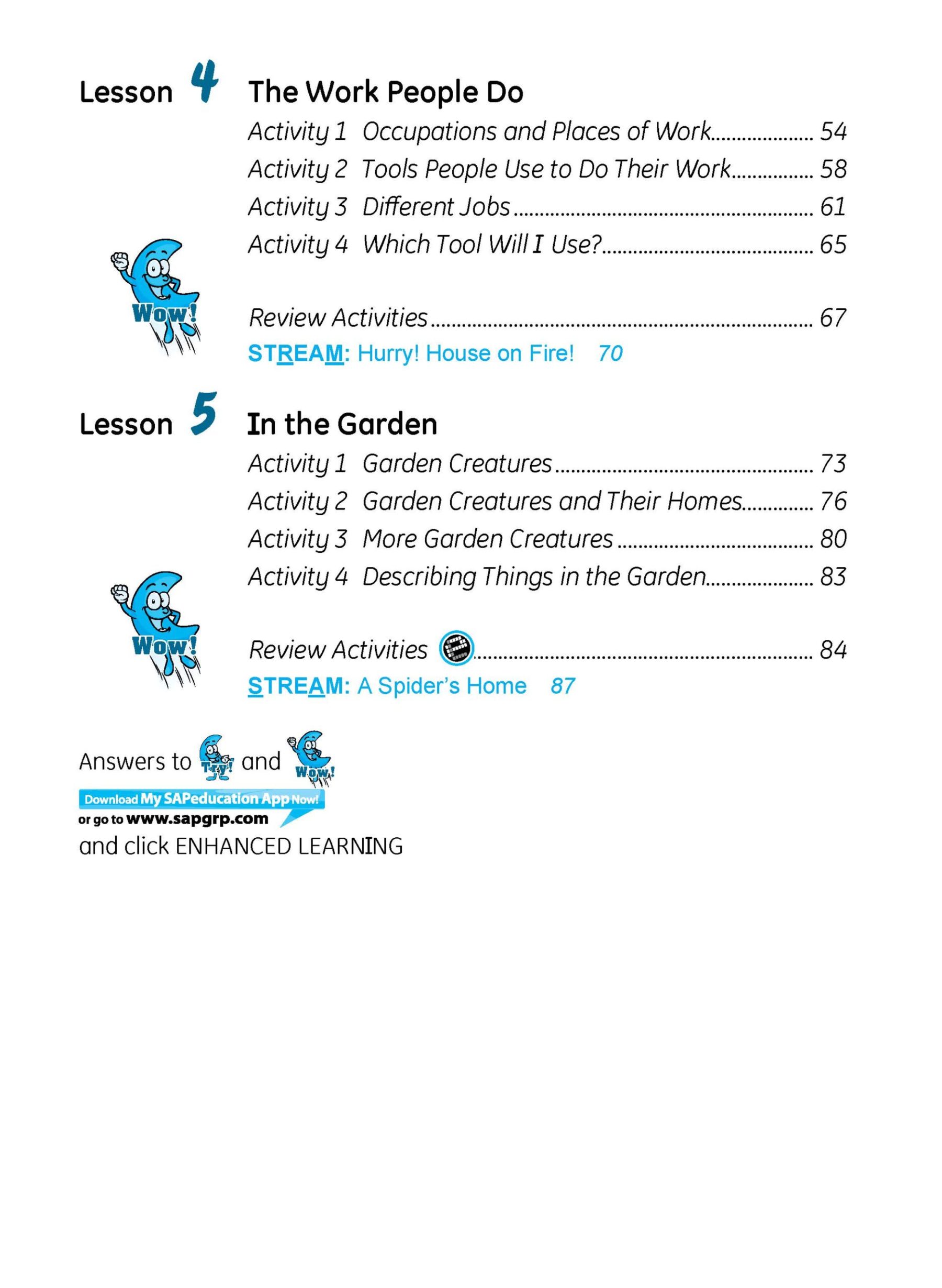 ENGLISH LESSONS Kindergarten 1