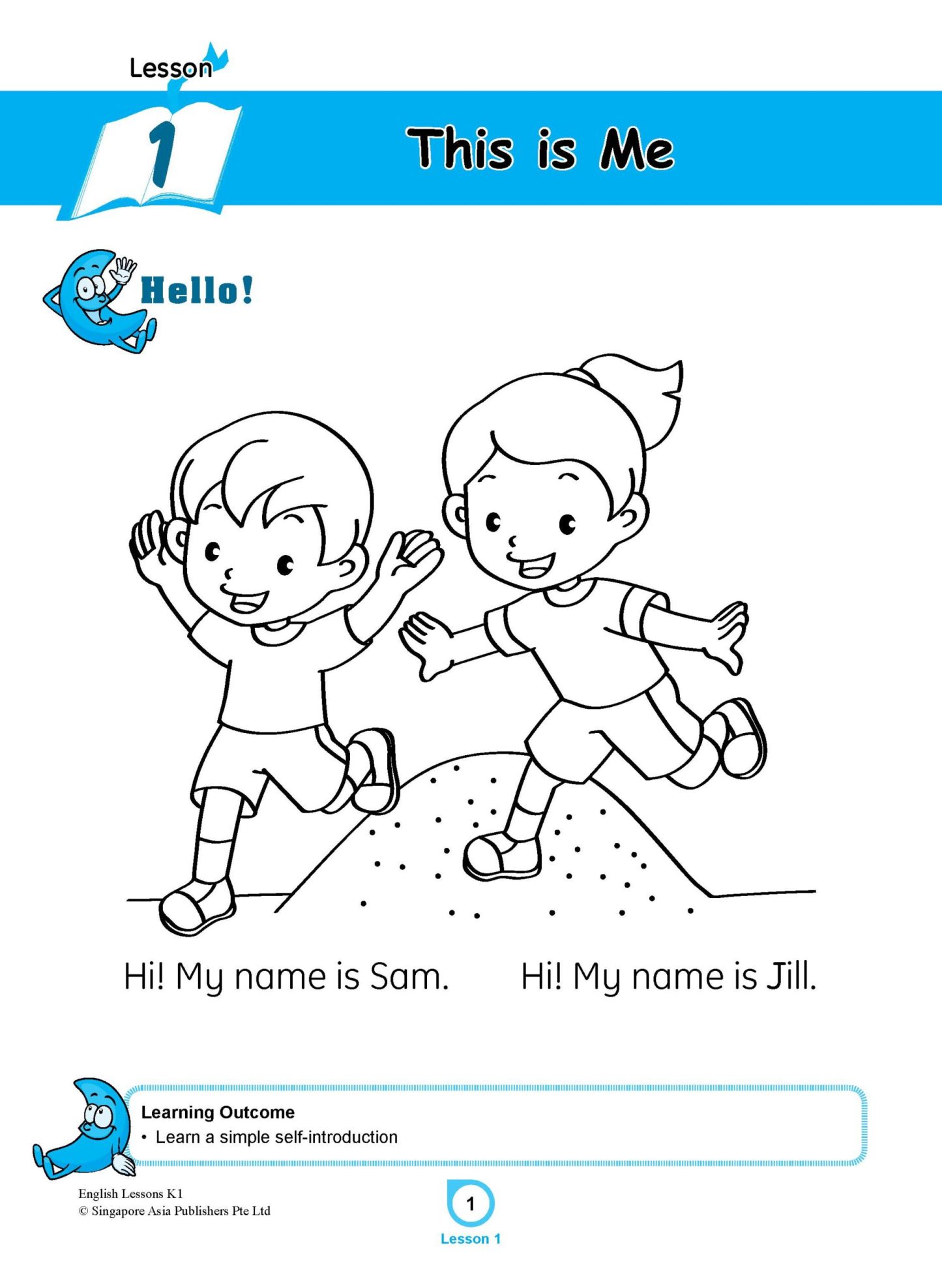 ENGLISH LESSONS Kindergarten 1