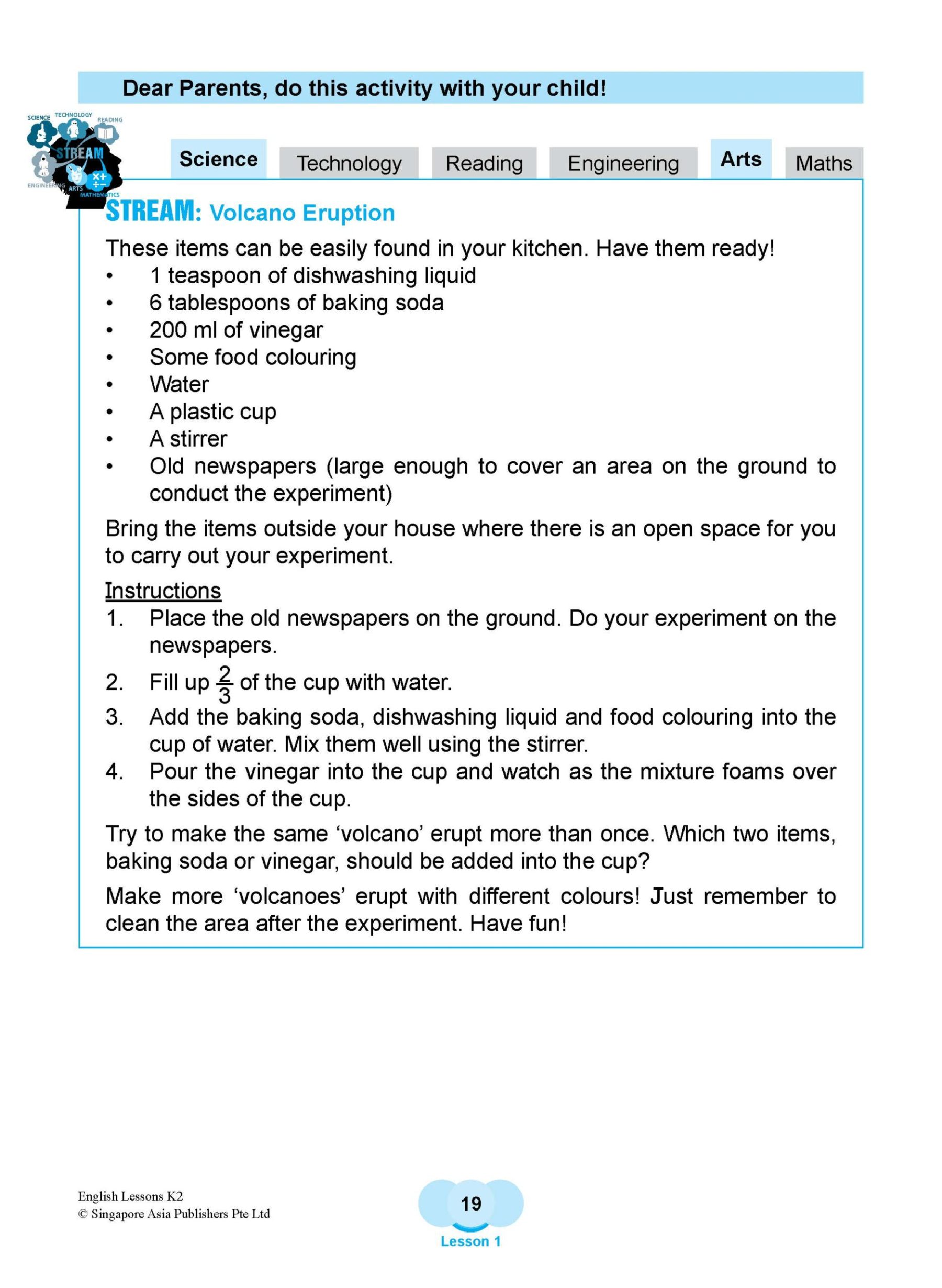 ENGLISH LESSONS Kindergarten 2