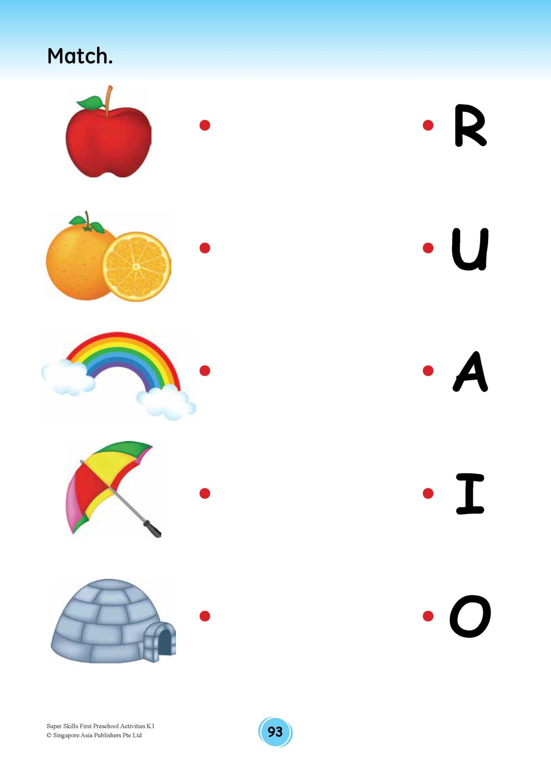 SUPER SKILLS First Preschool Activities K1