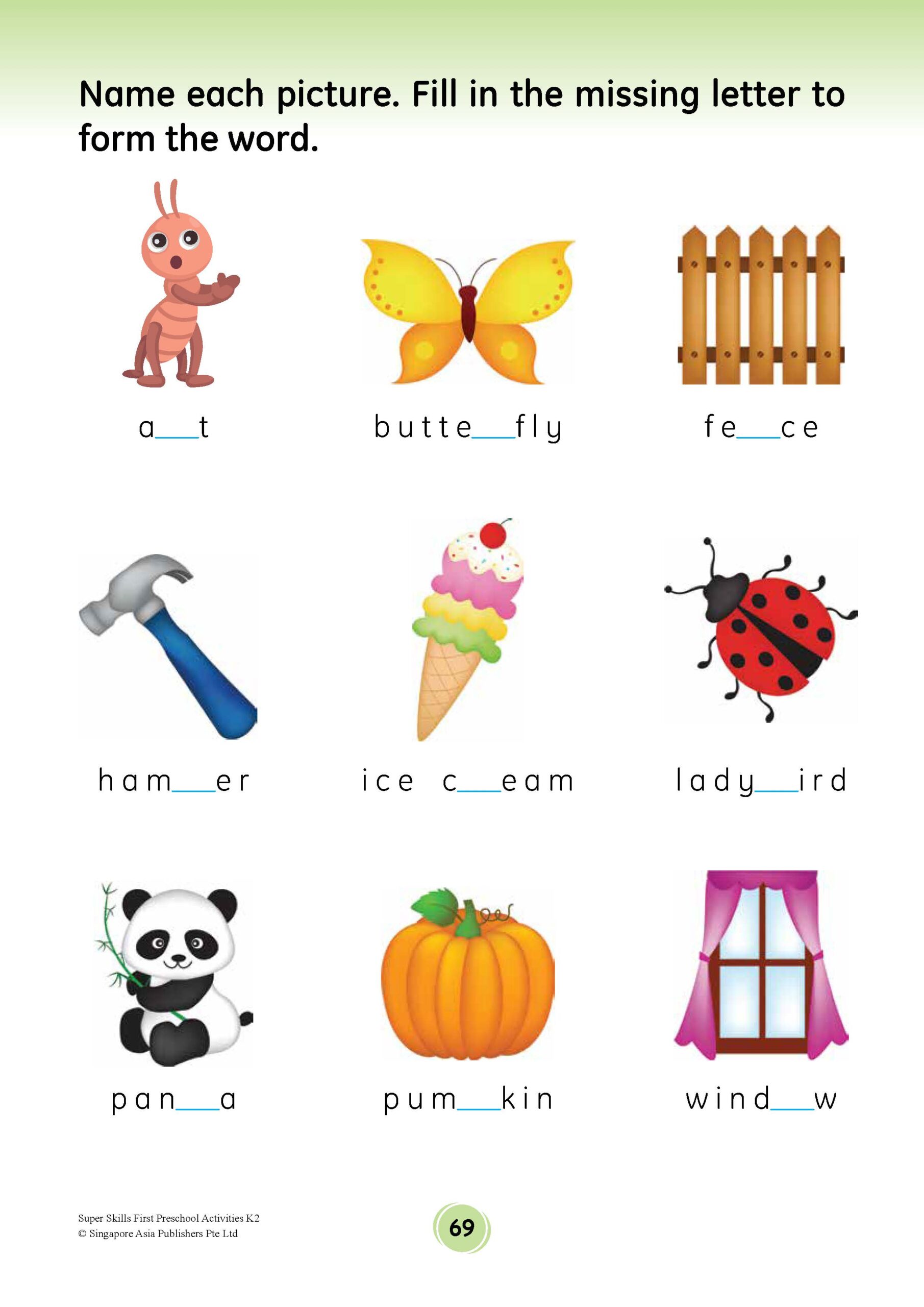 SUPER SKILLS First Preschool Activities K2