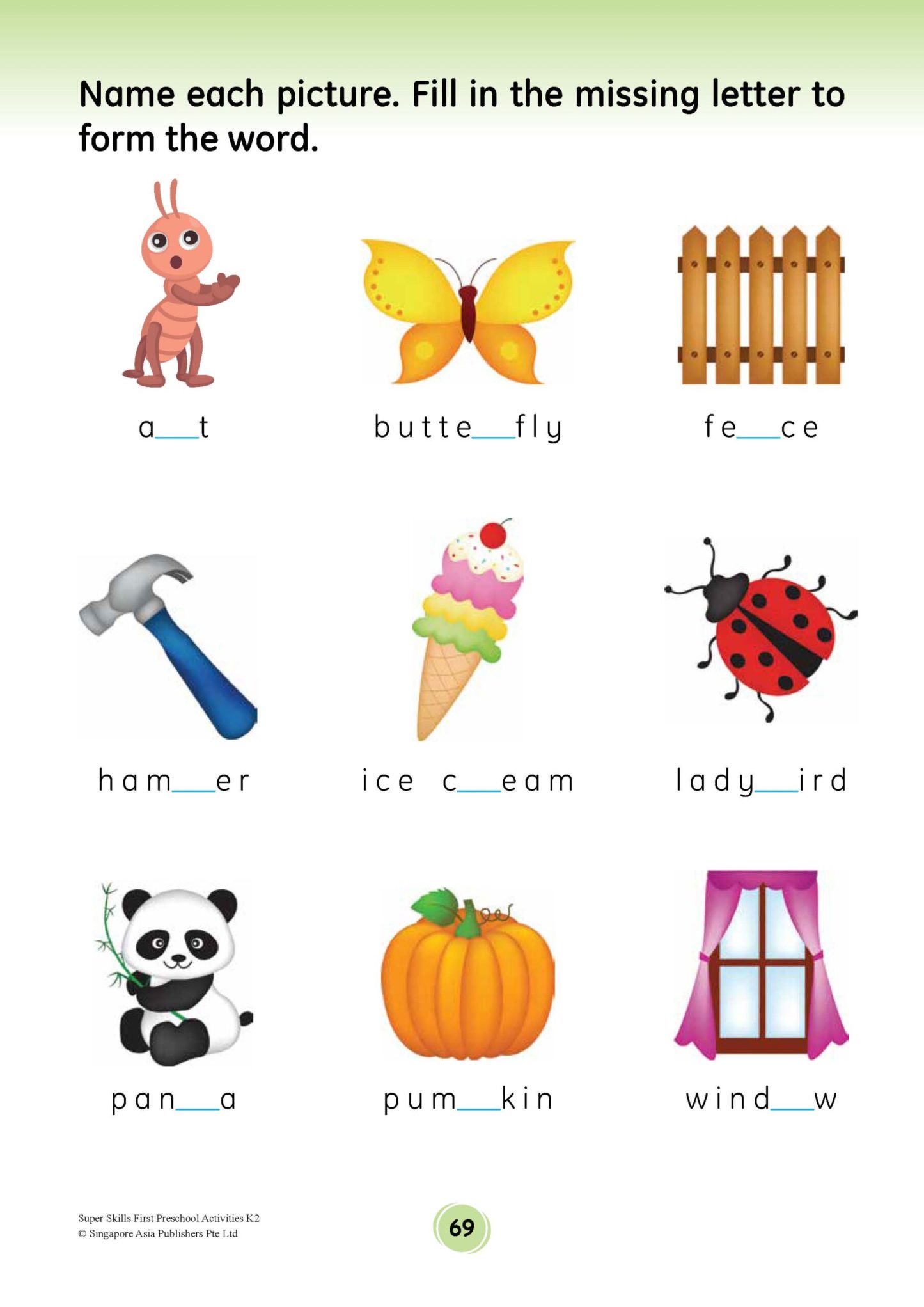 SUPER SKILLS First Preschool Activities K2