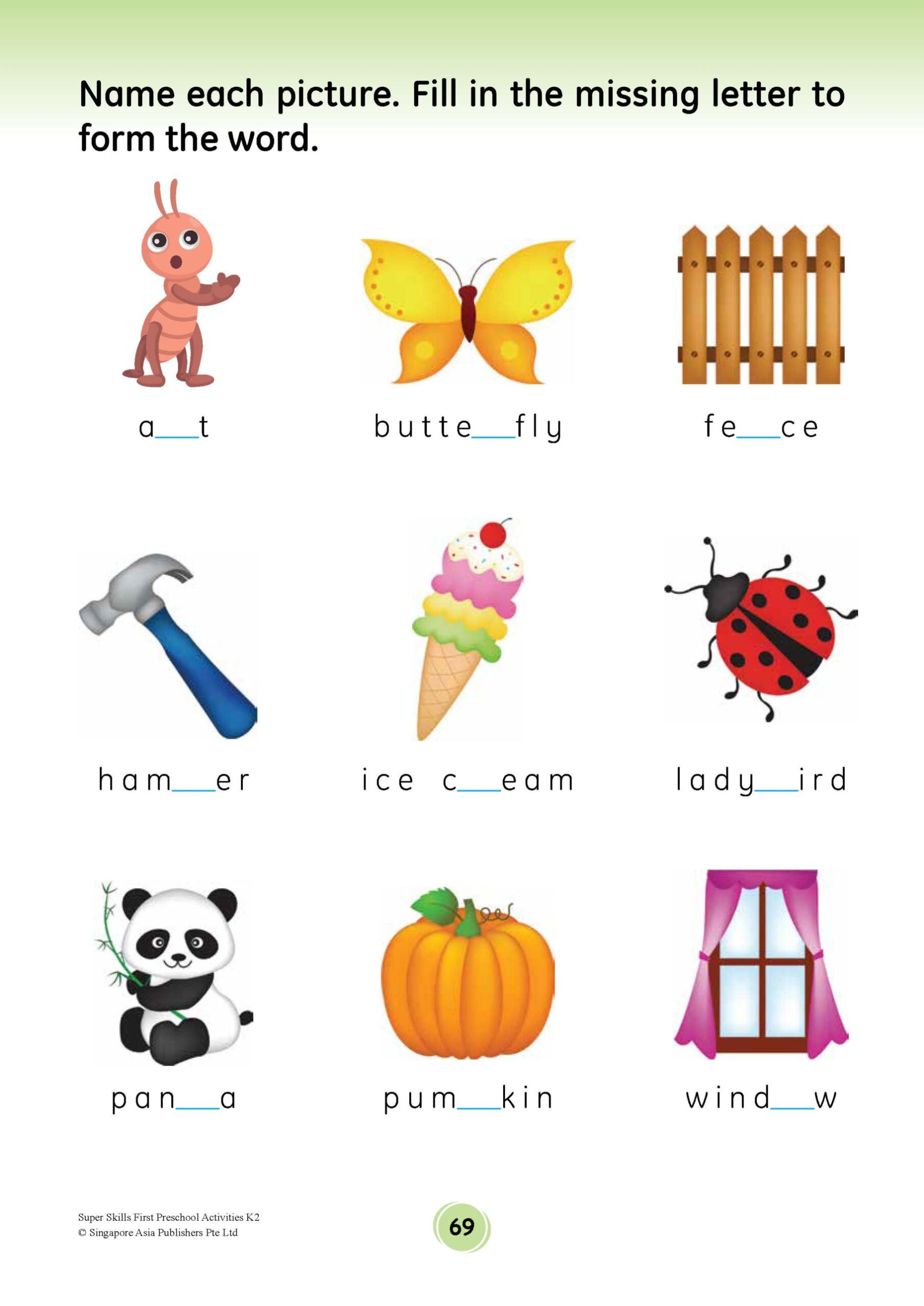 SUPER SKILLS First Preschool Activities K2