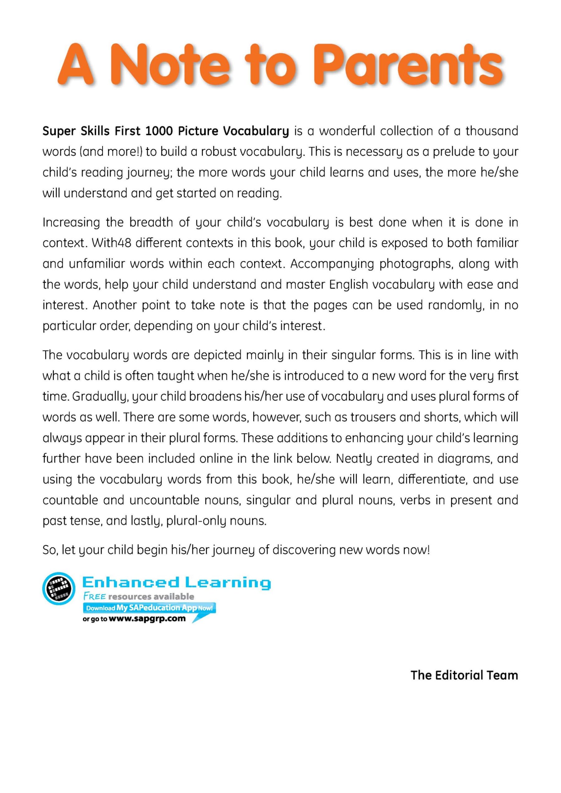 SUPER SKILLS First 1000 Picture Vocabulary