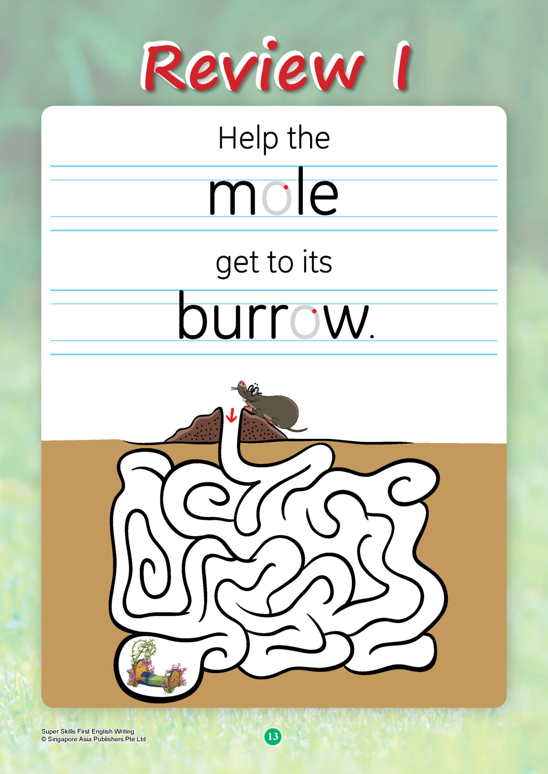 SUPER SKILLS First English WRITING (Age 3+ Years)