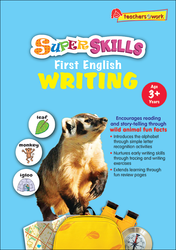 SUPER SKILLS First English WRITING (Age 3+ Years)