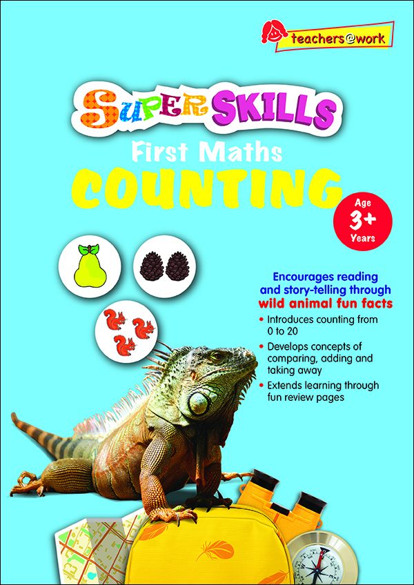 SUPER SKILLS First Maths COUNTING (Age 3+ Years)