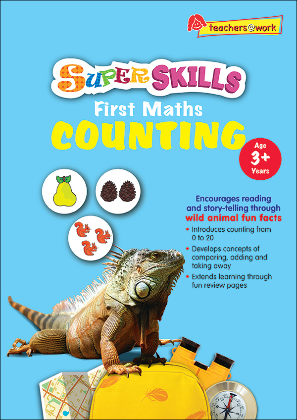 SUPER SKILLS First Maths COUNTING (Age 3+ Years)