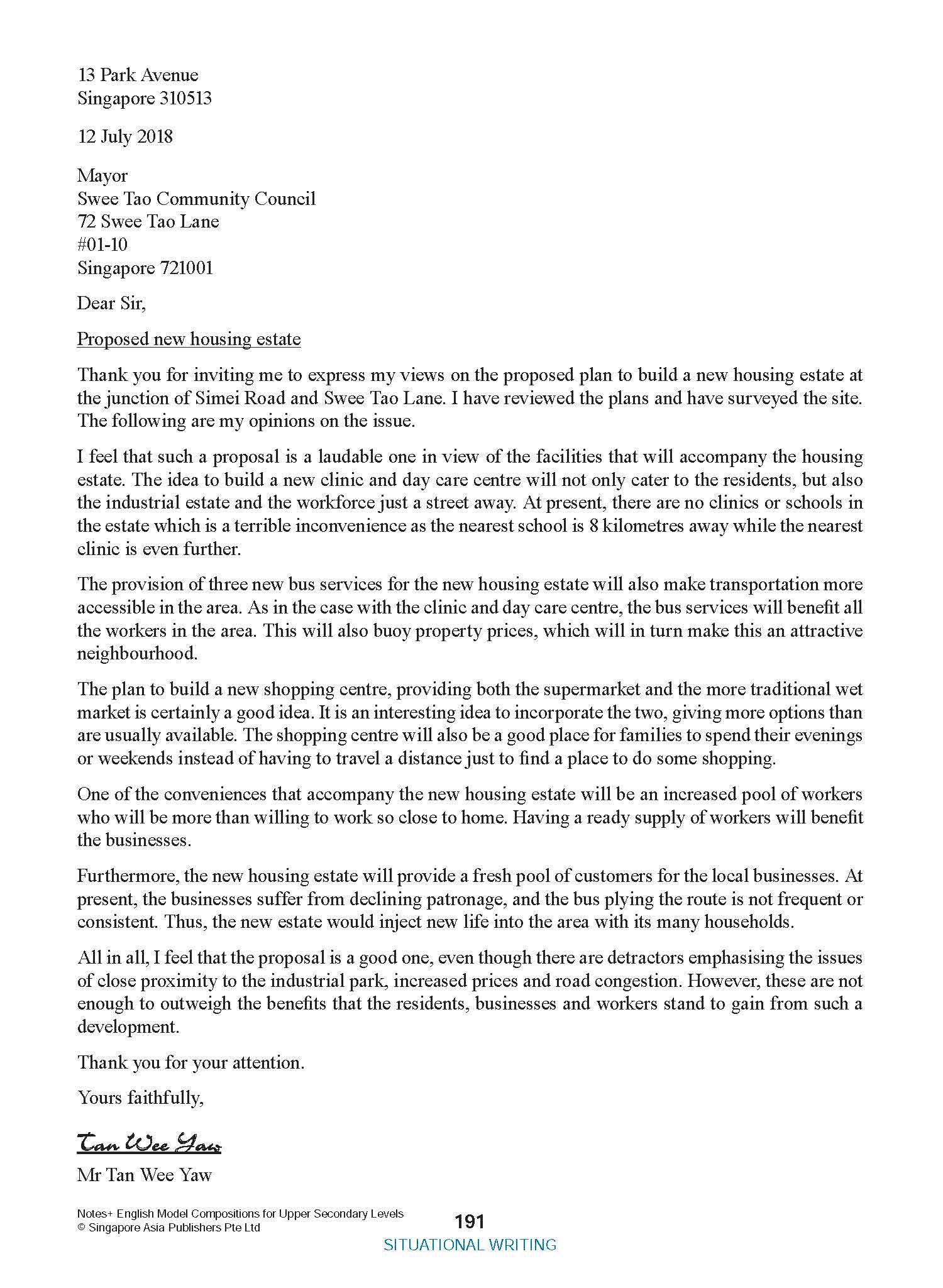 NOTES+ English Model Compositions FOR UPPER SECONDARY LEVELS