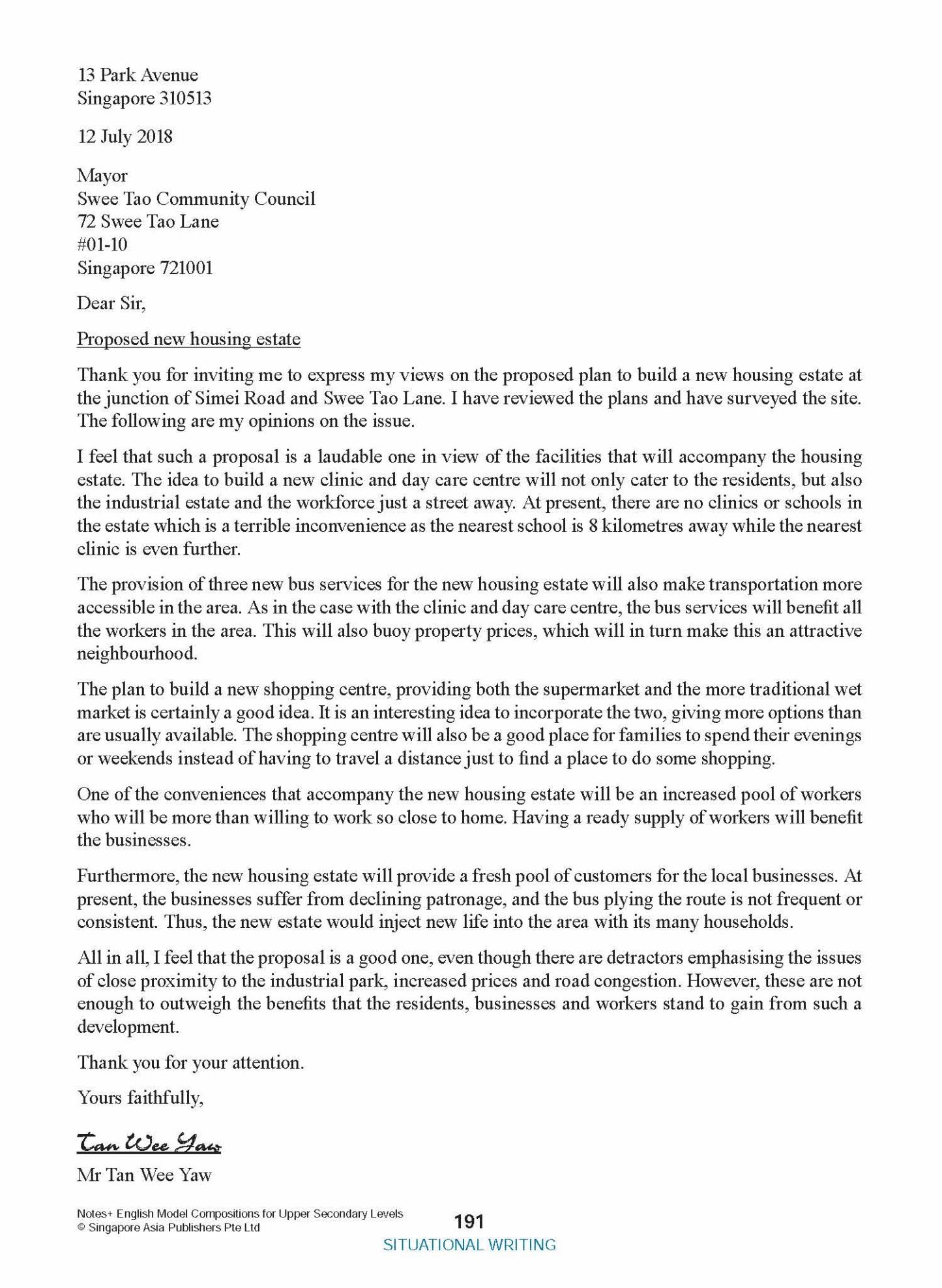 NOTES+ English Model Compositions FOR UPPER SECONDARY LEVELS