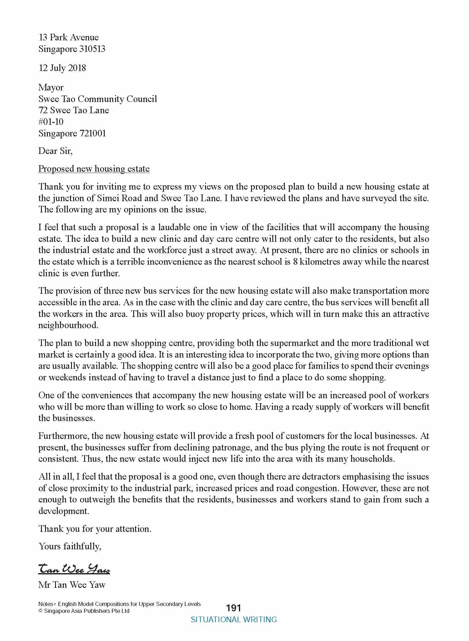 NOTES+ English Model Compositions FOR UPPER SECONDARY LEVELS