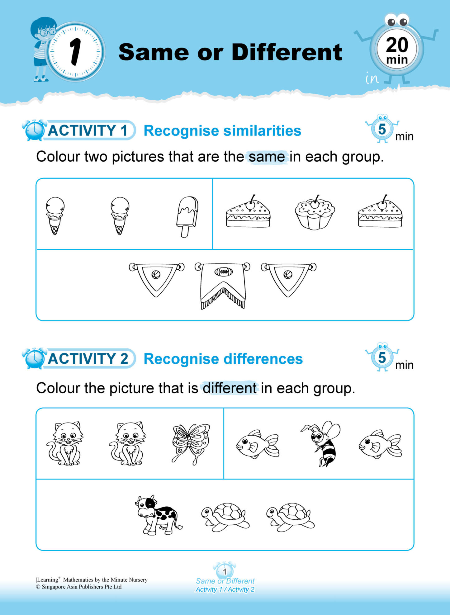 LEARNING+ MATHEMATICS by the minute Nursery