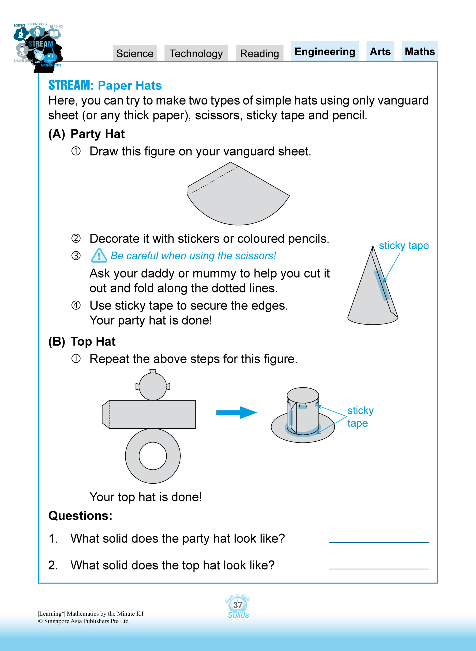 LEARNING+ MATHEMATICS by the minute Kindergarten 1