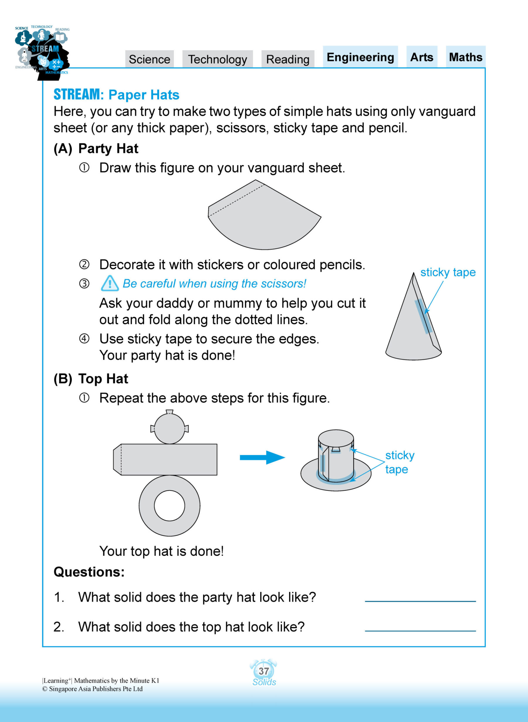 LEARNING+ MATHEMATICS by the minute Kindergarten 1