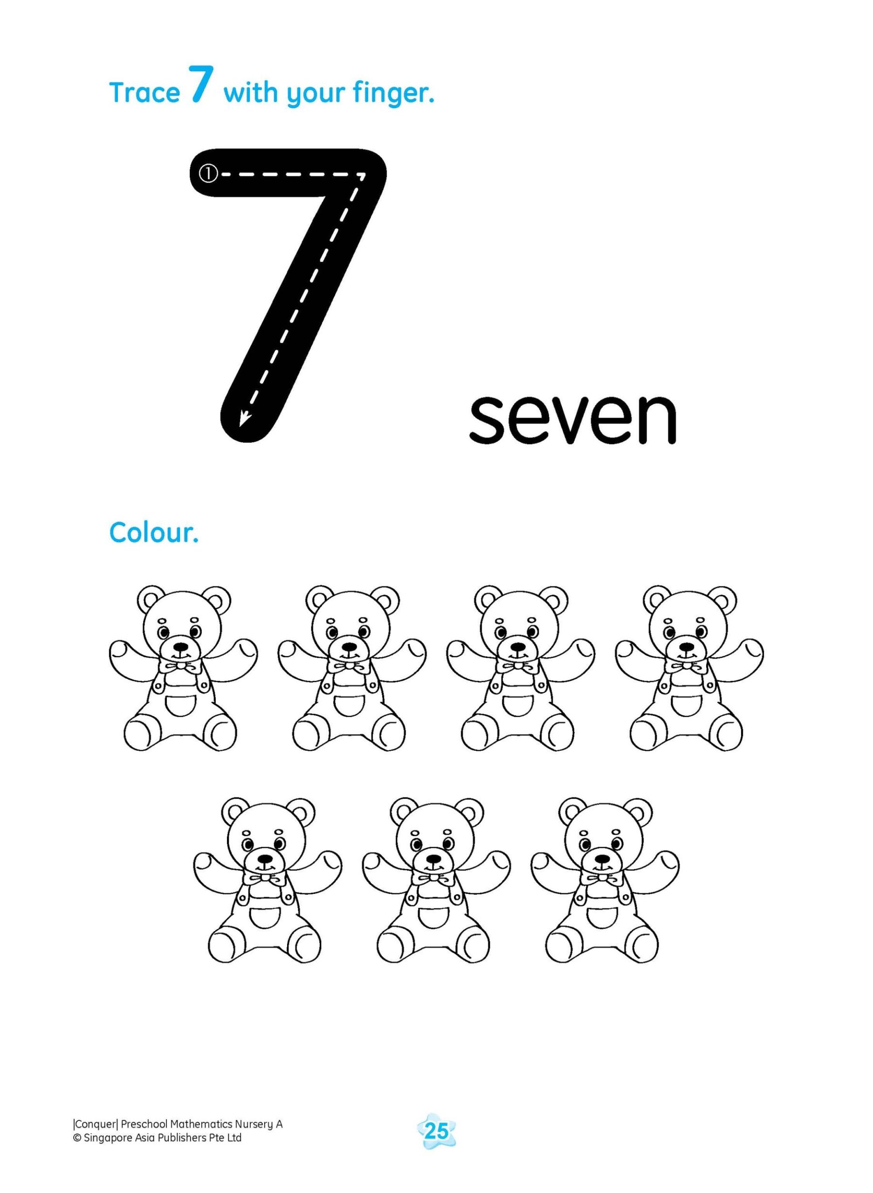 Conquer Preschool Mathematics Nursery Book A