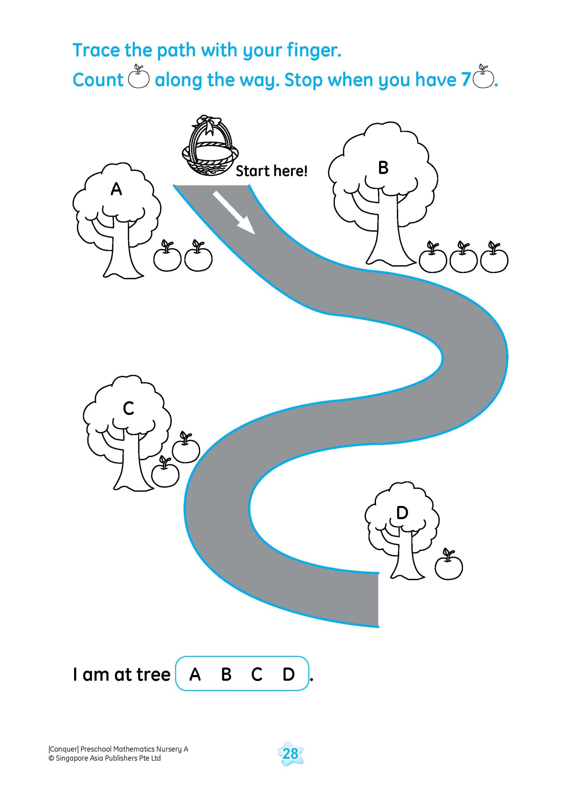 Conquer Preschool Mathematics Nursery Book A