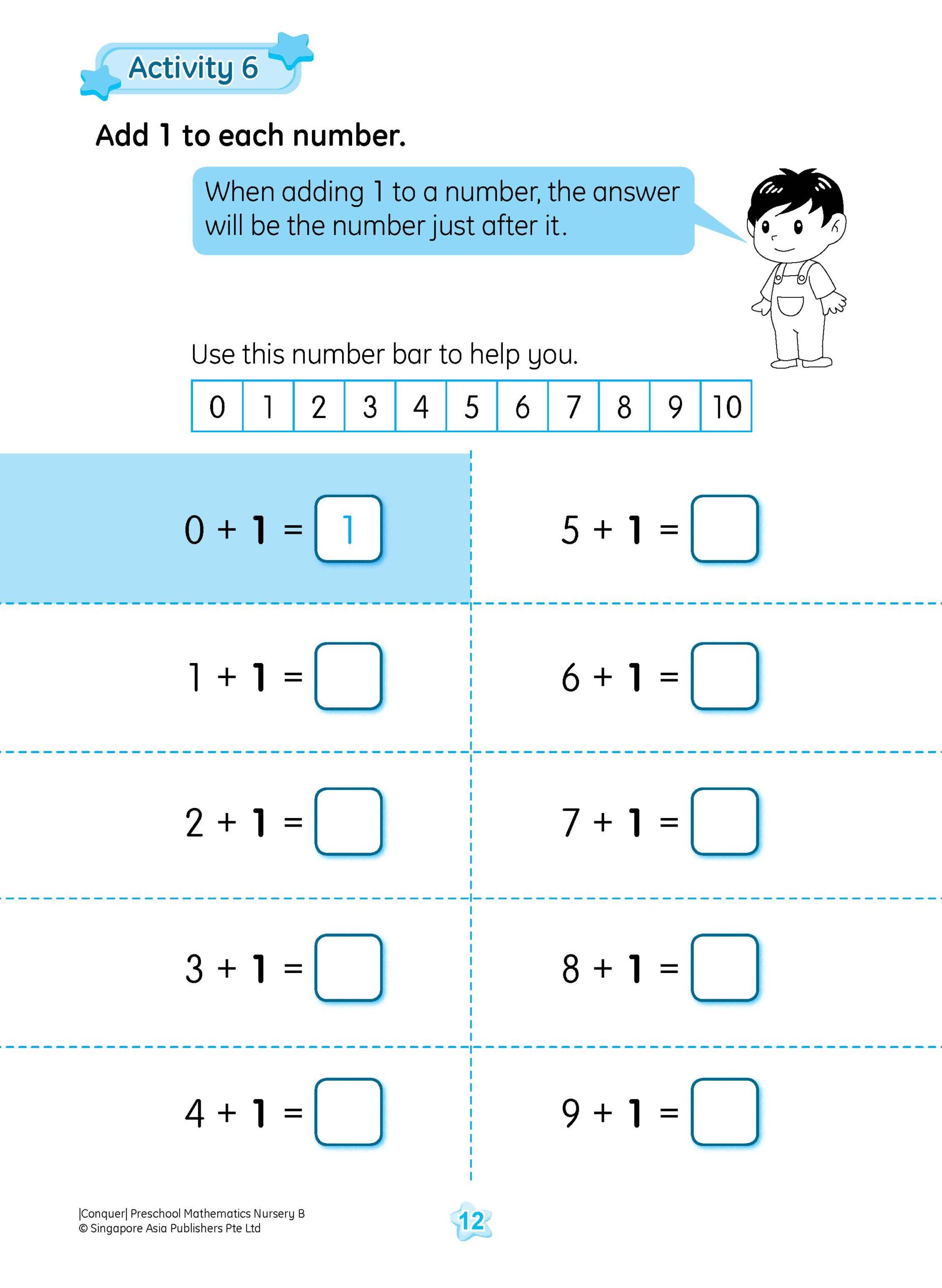 Conquer Preschool Mathematics Nursery Book B