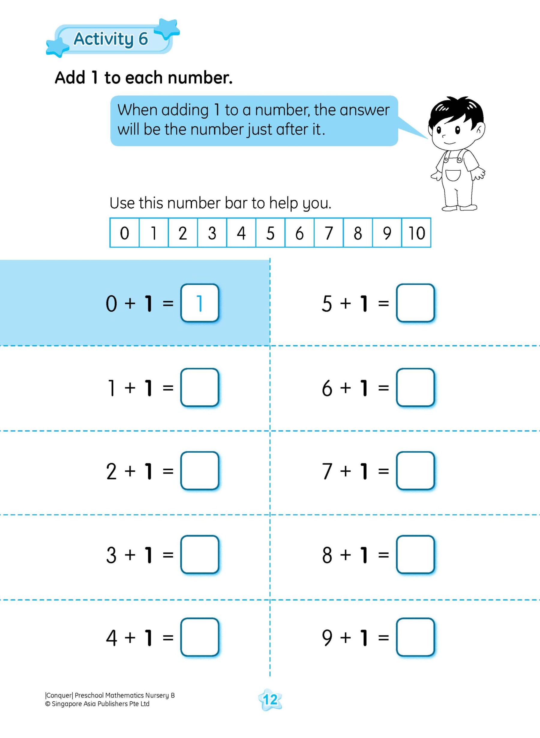 Conquer Preschool Mathematics Nursery Book B