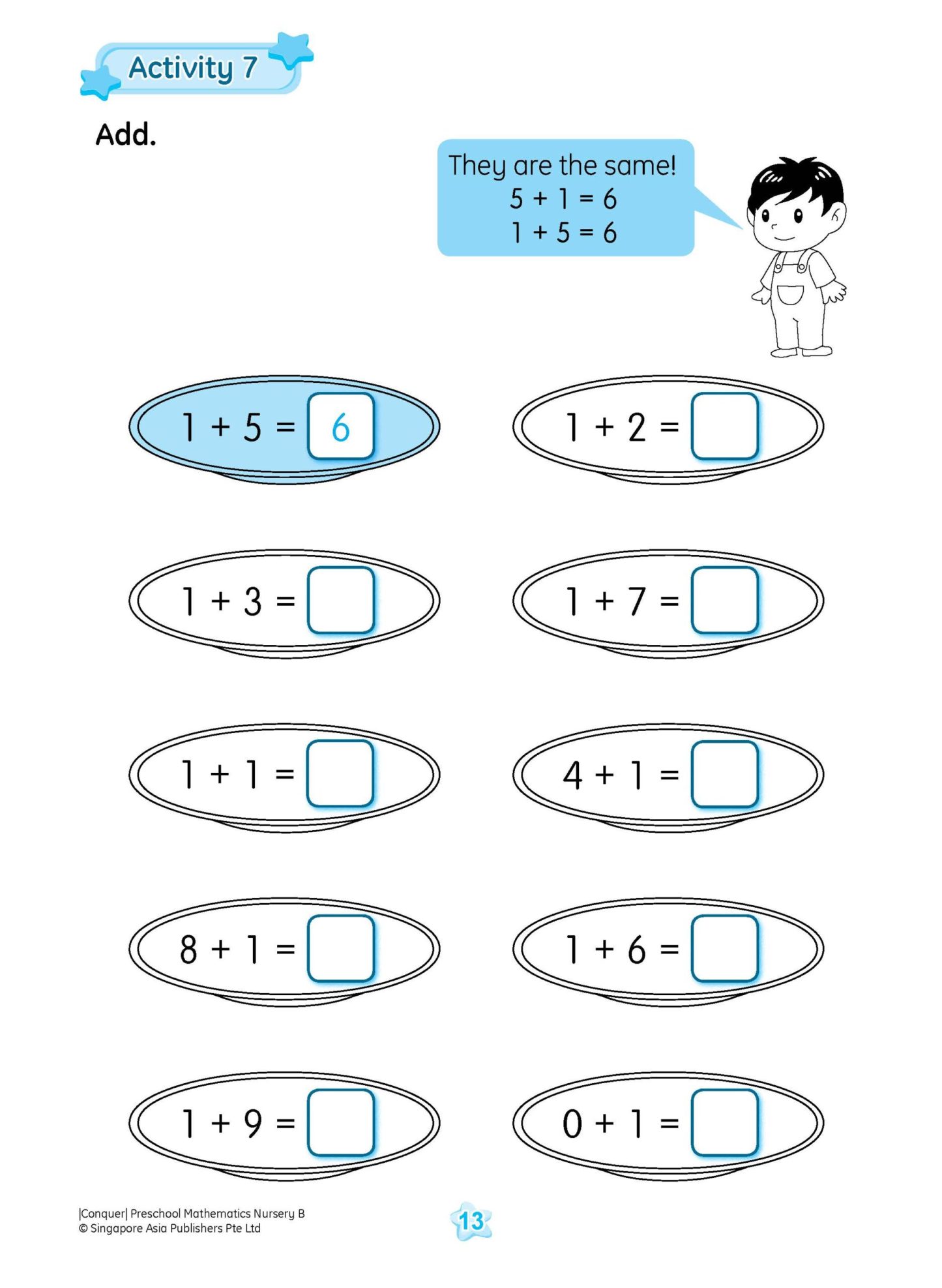 Conquer Preschool Mathematics Nursery Book B