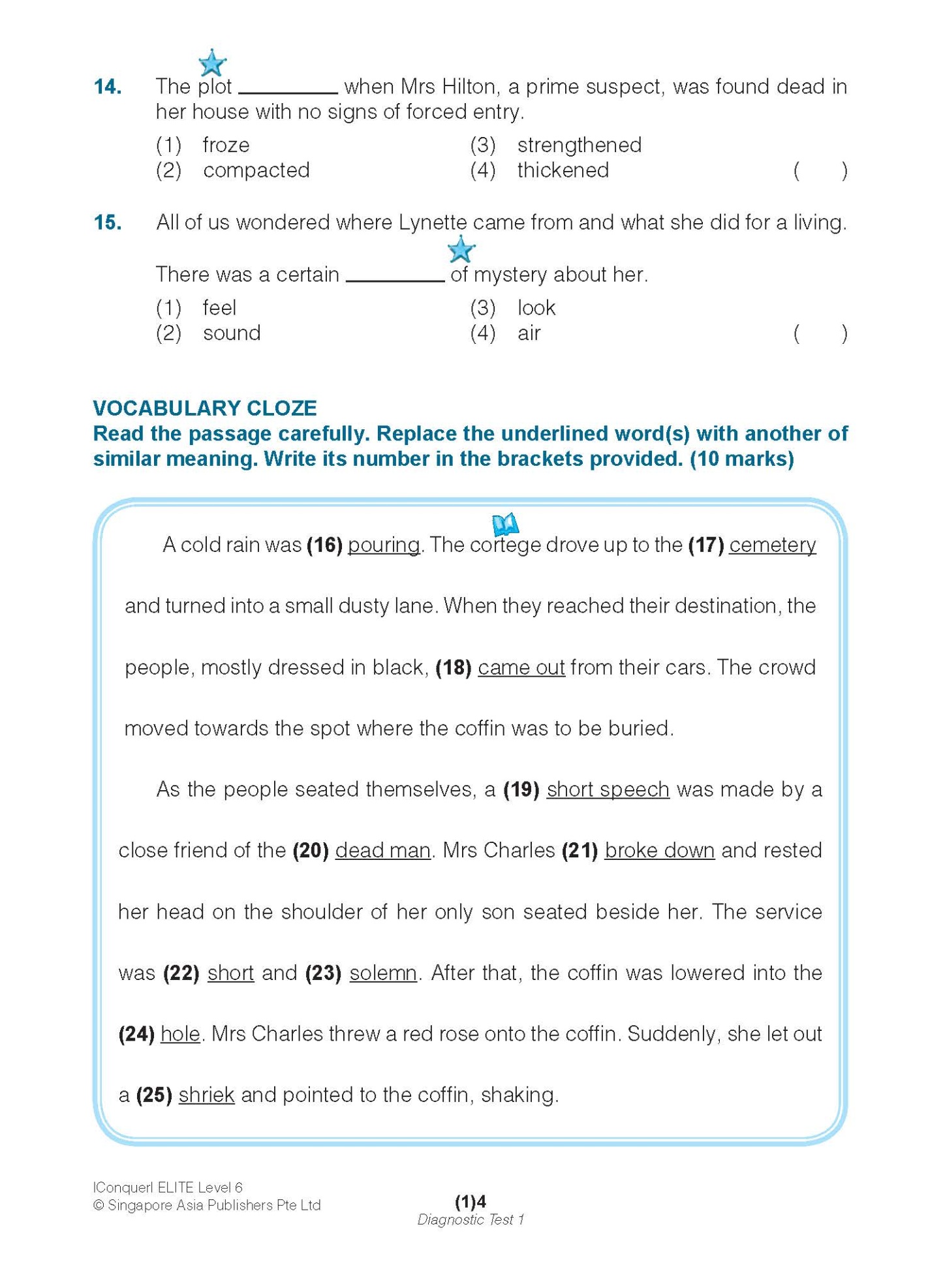 Conquer ELITE (English Language Intensive Tests and Examinations) Level 6