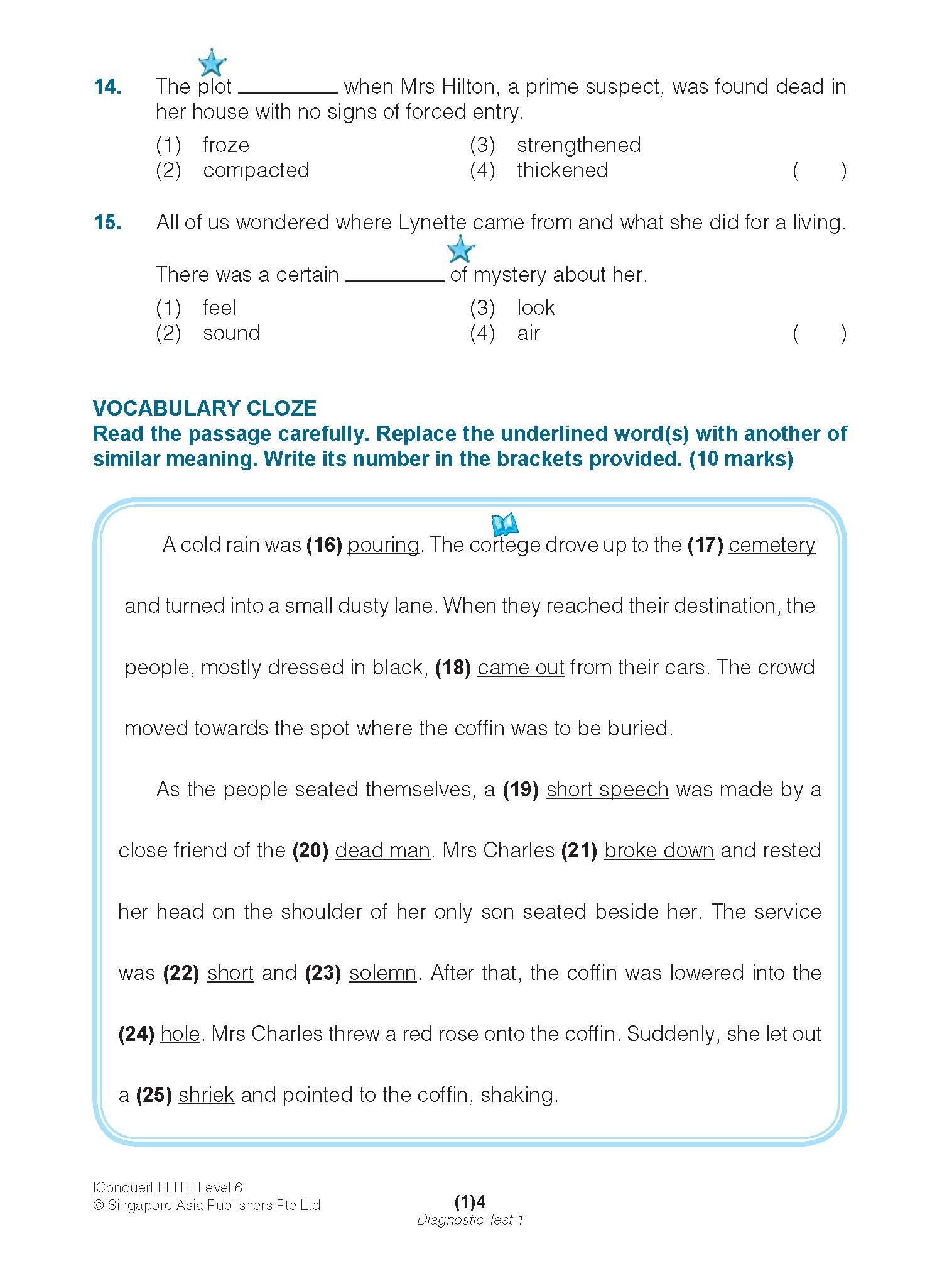 Conquer ELITE (English Language Intensive Tests and Examinations) Level 6