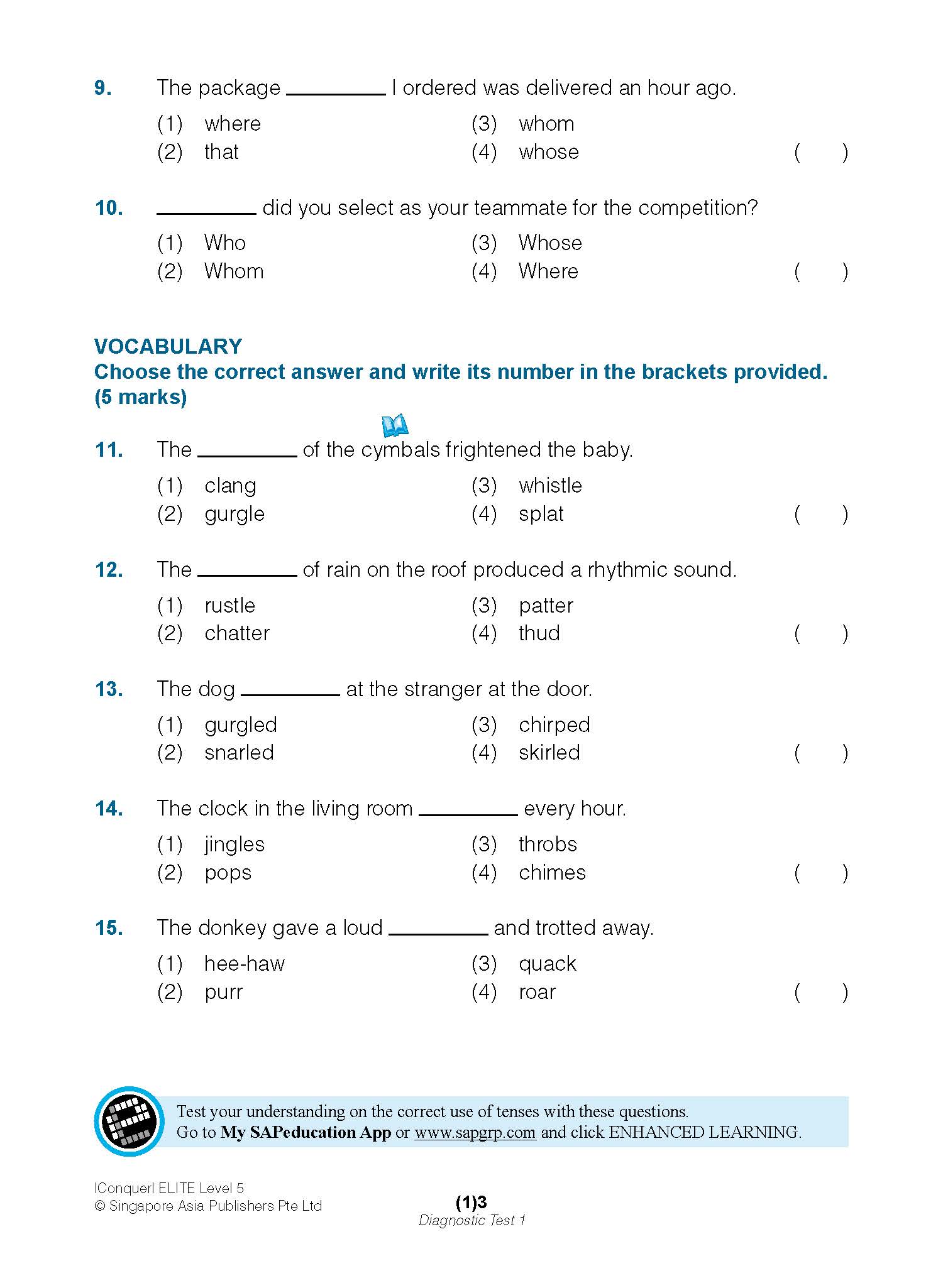 Conquer ELITE (English Language Intensive Tests and Examinations) Level 5