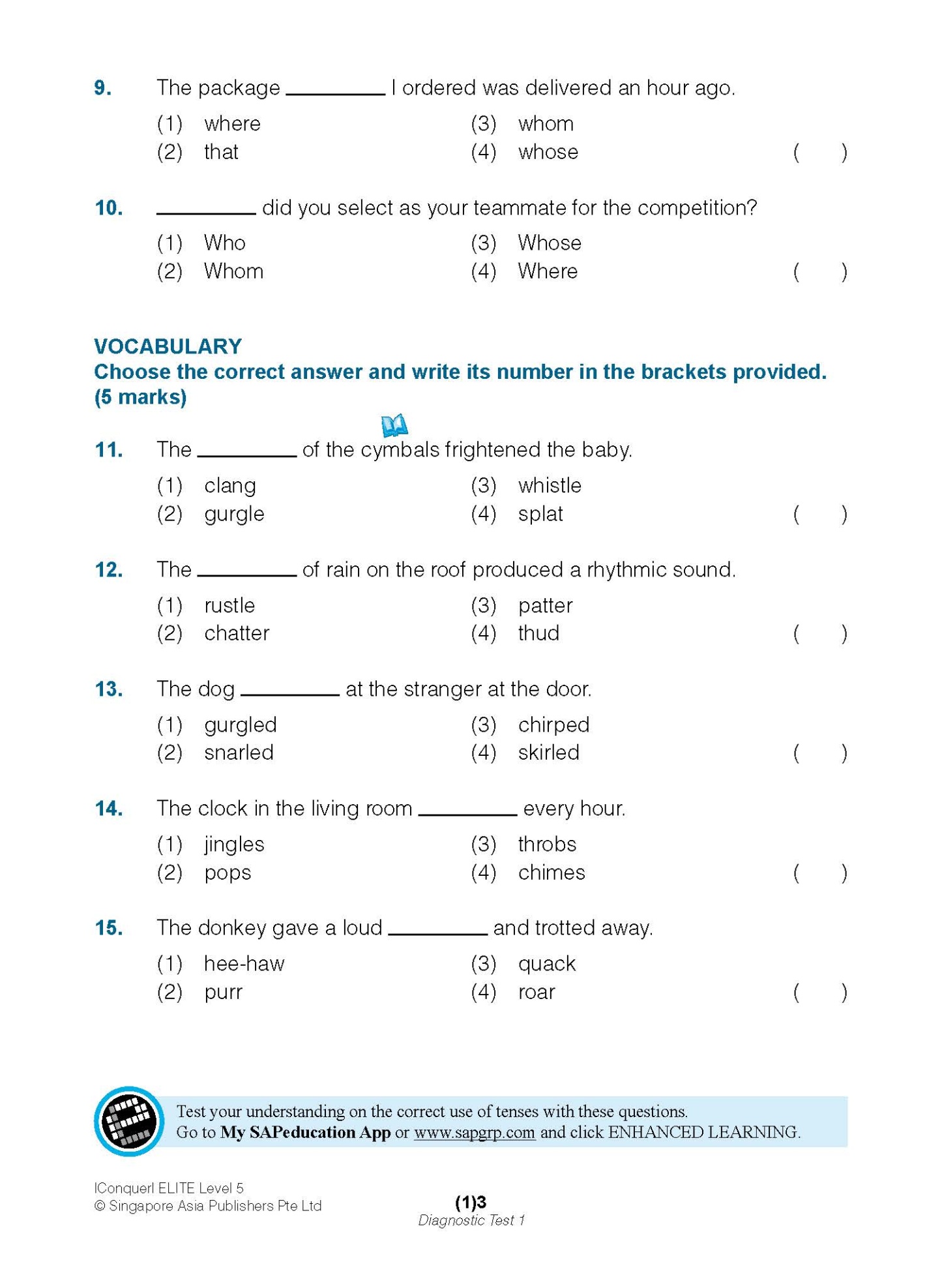 Conquer ELITE (English Language Intensive Tests and Examinations) Level 5