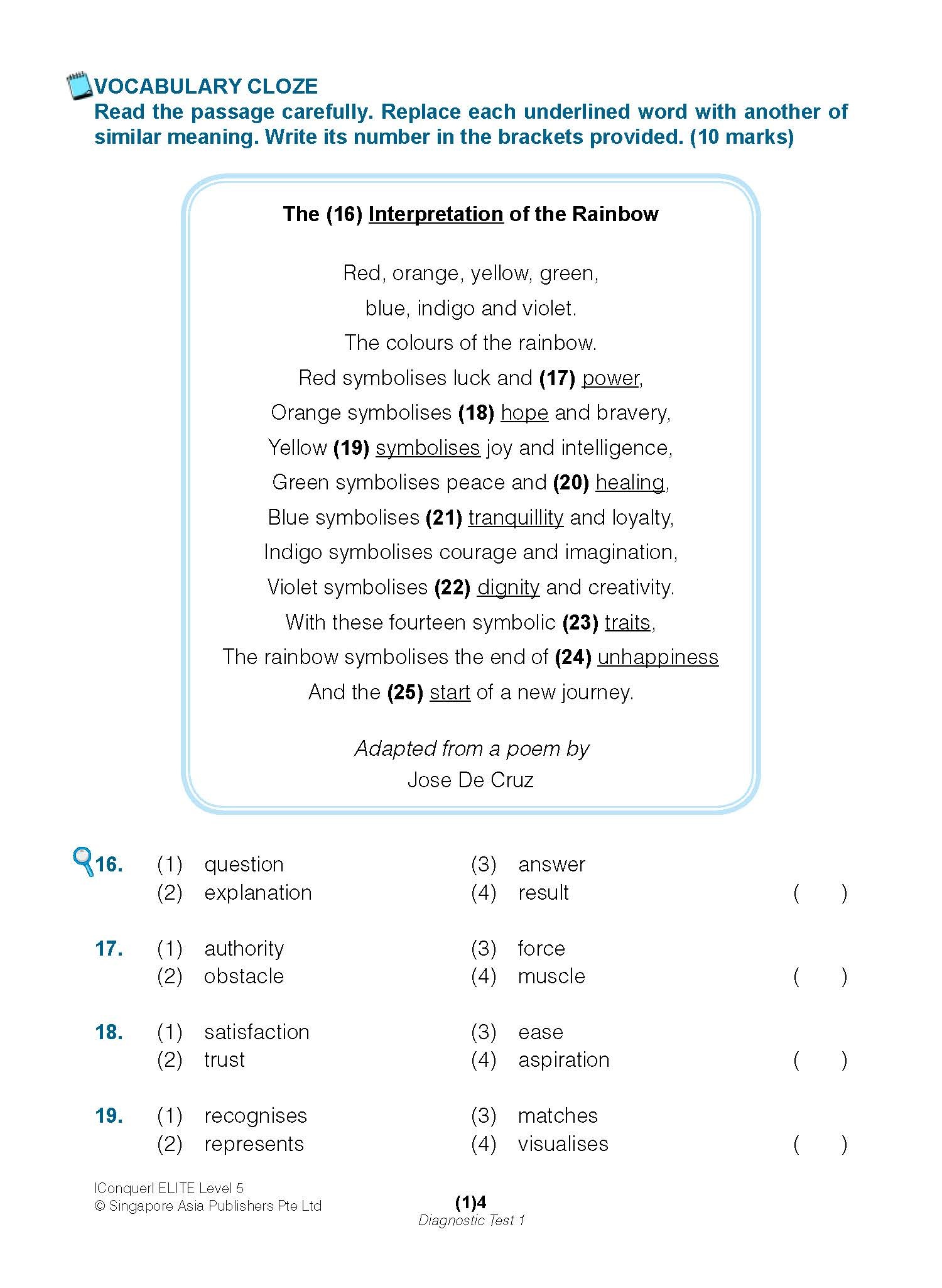 Conquer ELITE (English Language Intensive Tests and Examinations) Level 5