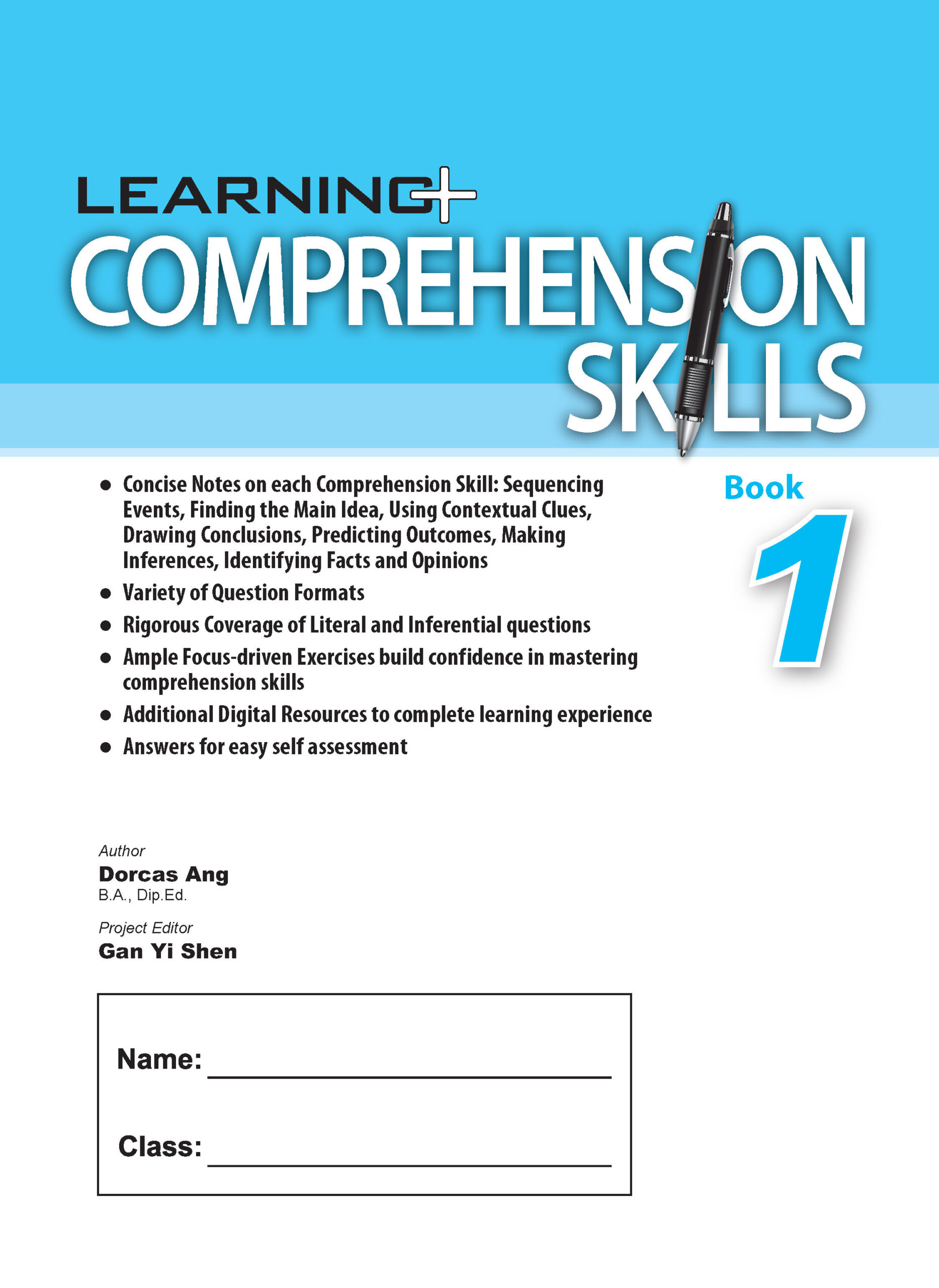 LEARNING+ ENGLISH COMPREHENSION SKILLS Book 1