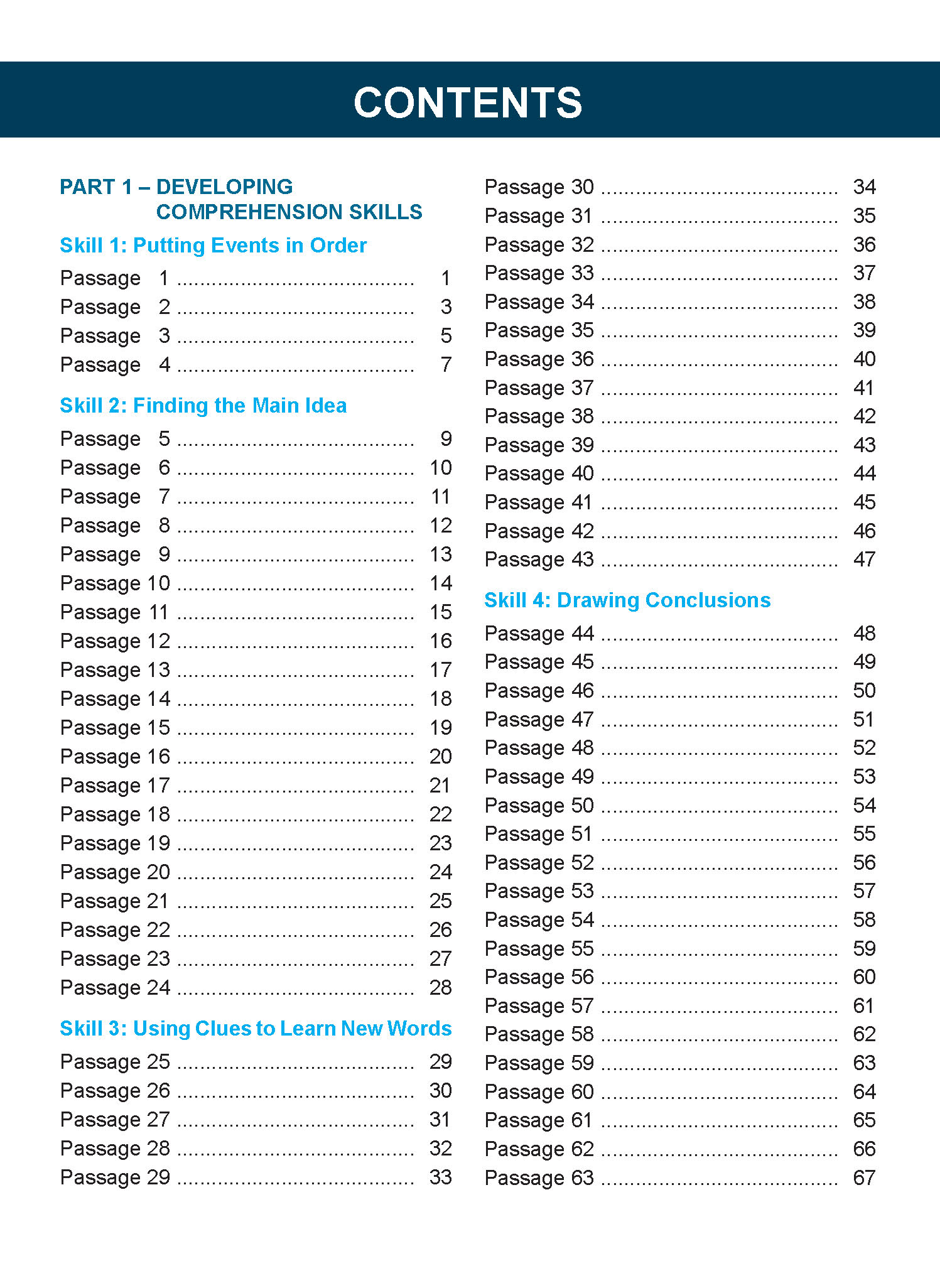 LEARNING+ ENGLISH COMPREHENSION SKILLS Book 1