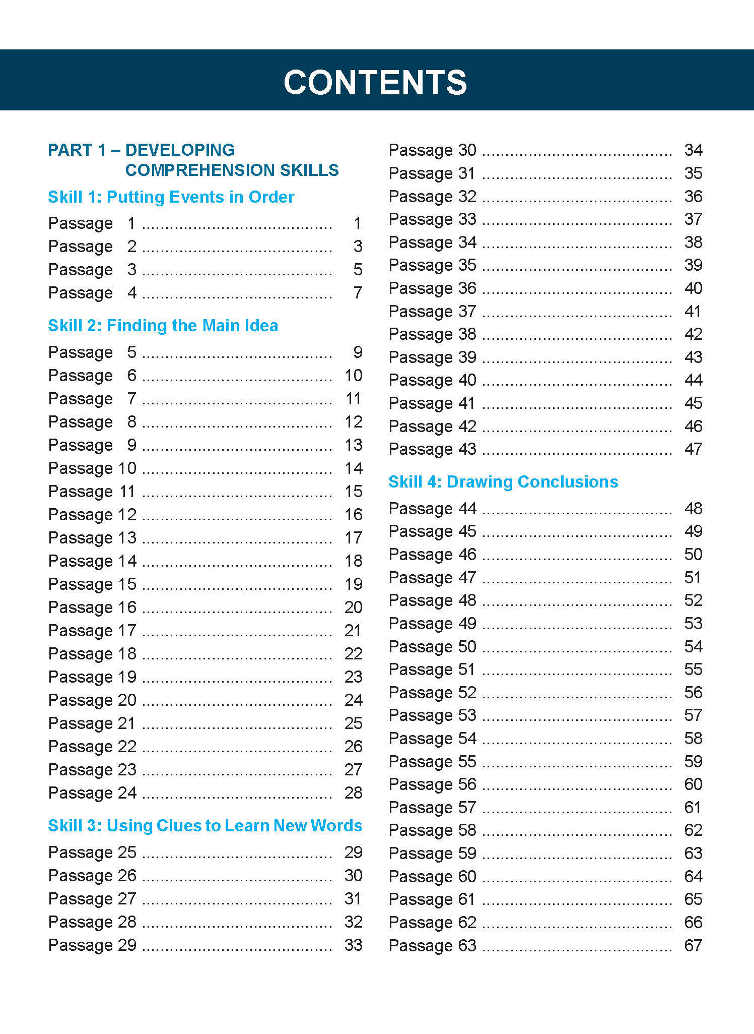 LEARNING+ ENGLISH COMPREHENSION SKILLS Book 1