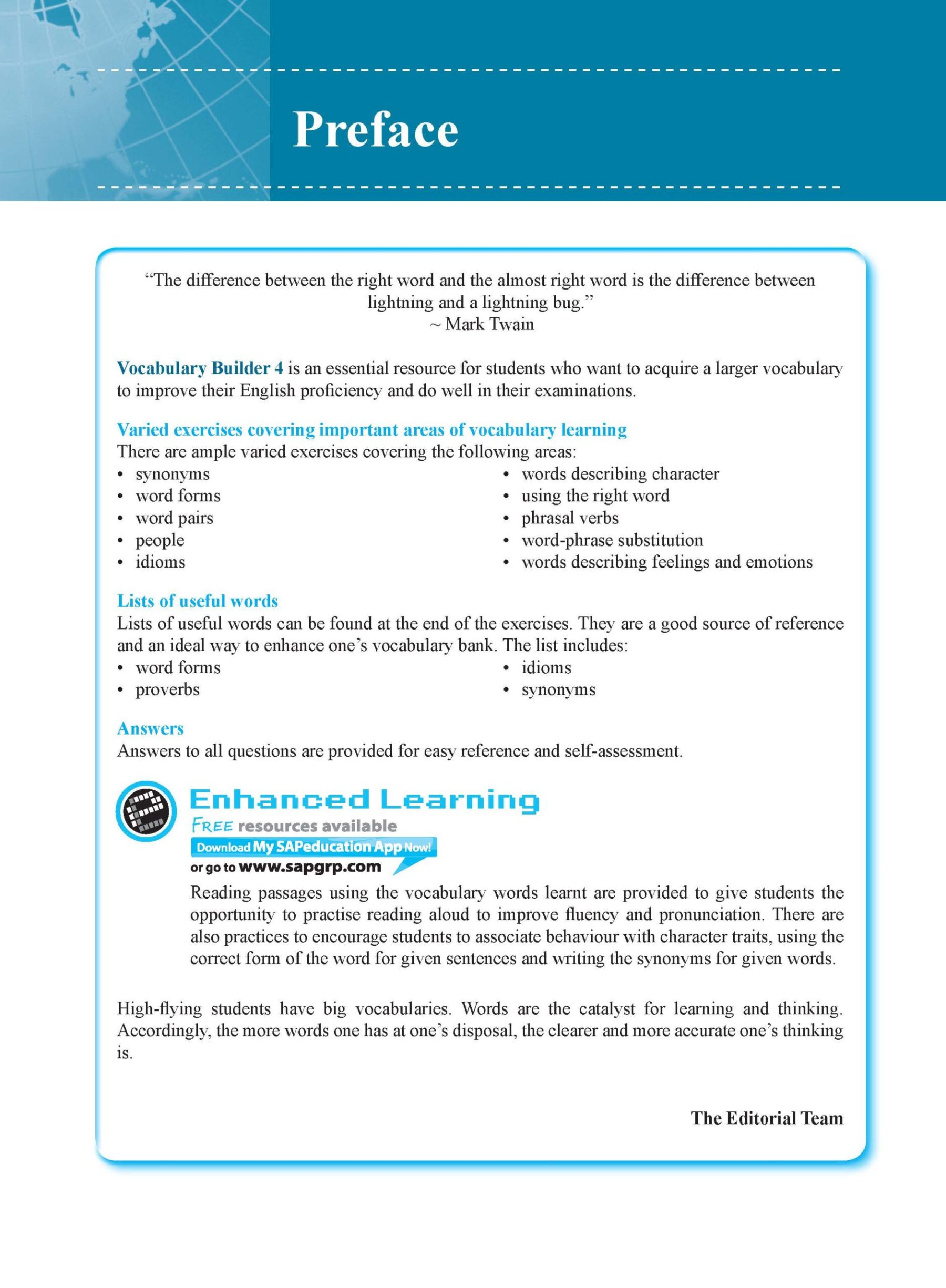 Vocabulary Builder Secondary Level 4