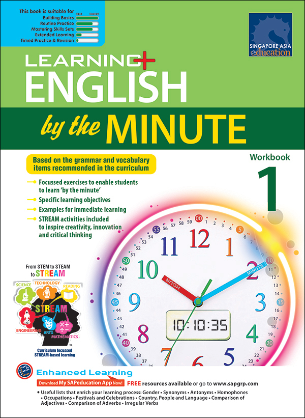 Learning+ ENGLISH by the MINUTE Workbook 1