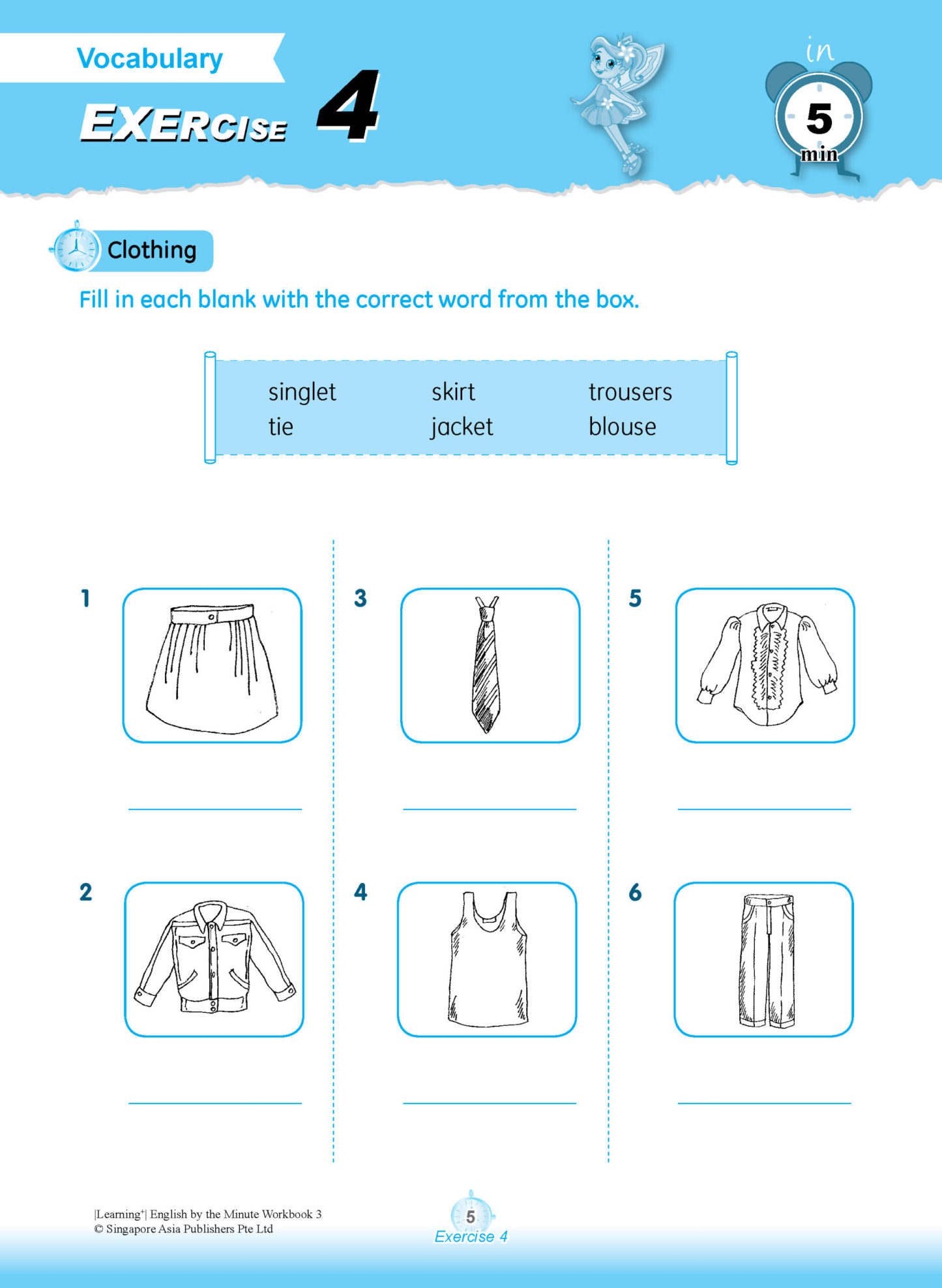 Learning+ ENGLISH by the MINUTE Workbook 3