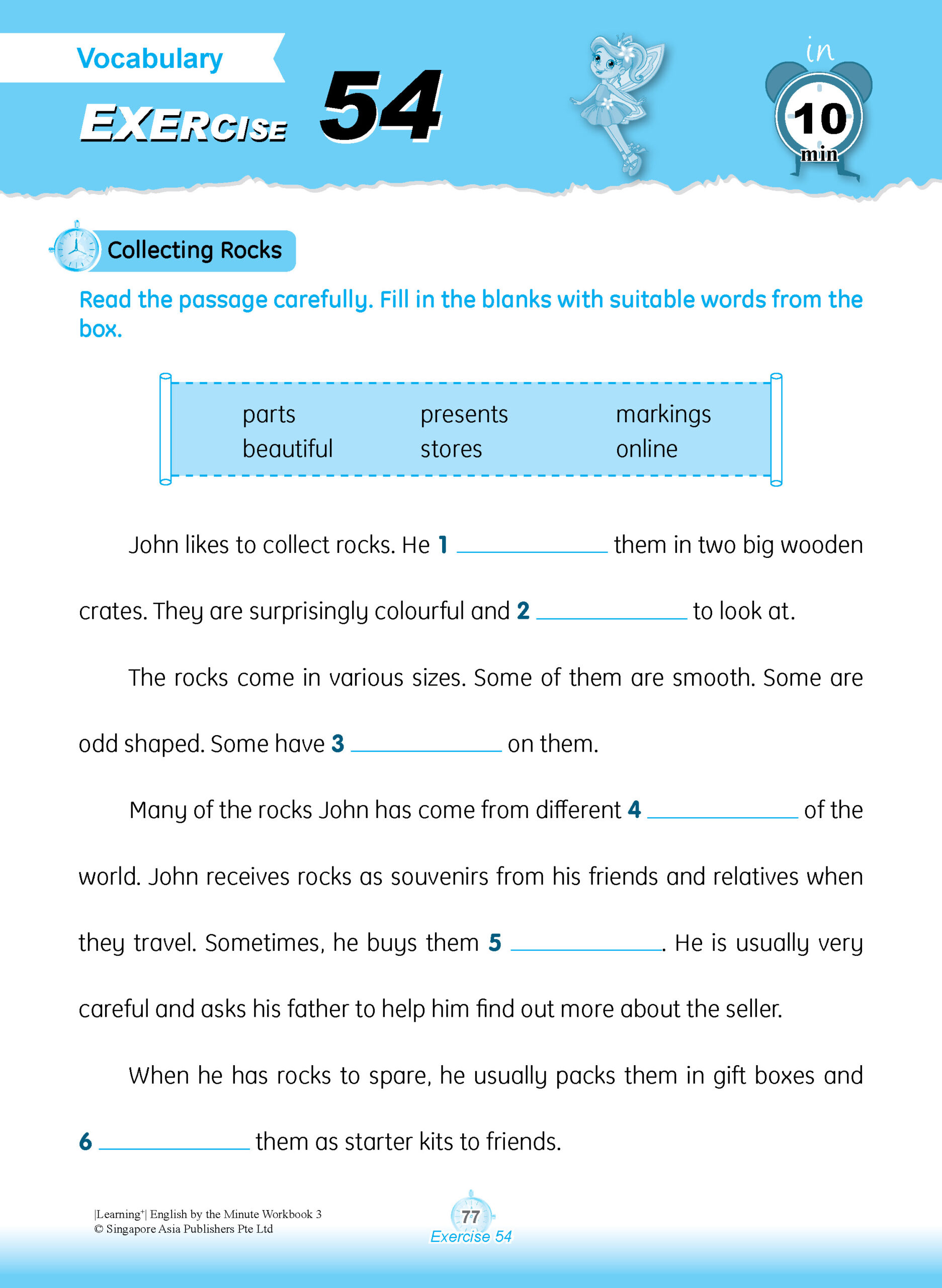 Learning+ ENGLISH by the MINUTE Workbook 3
