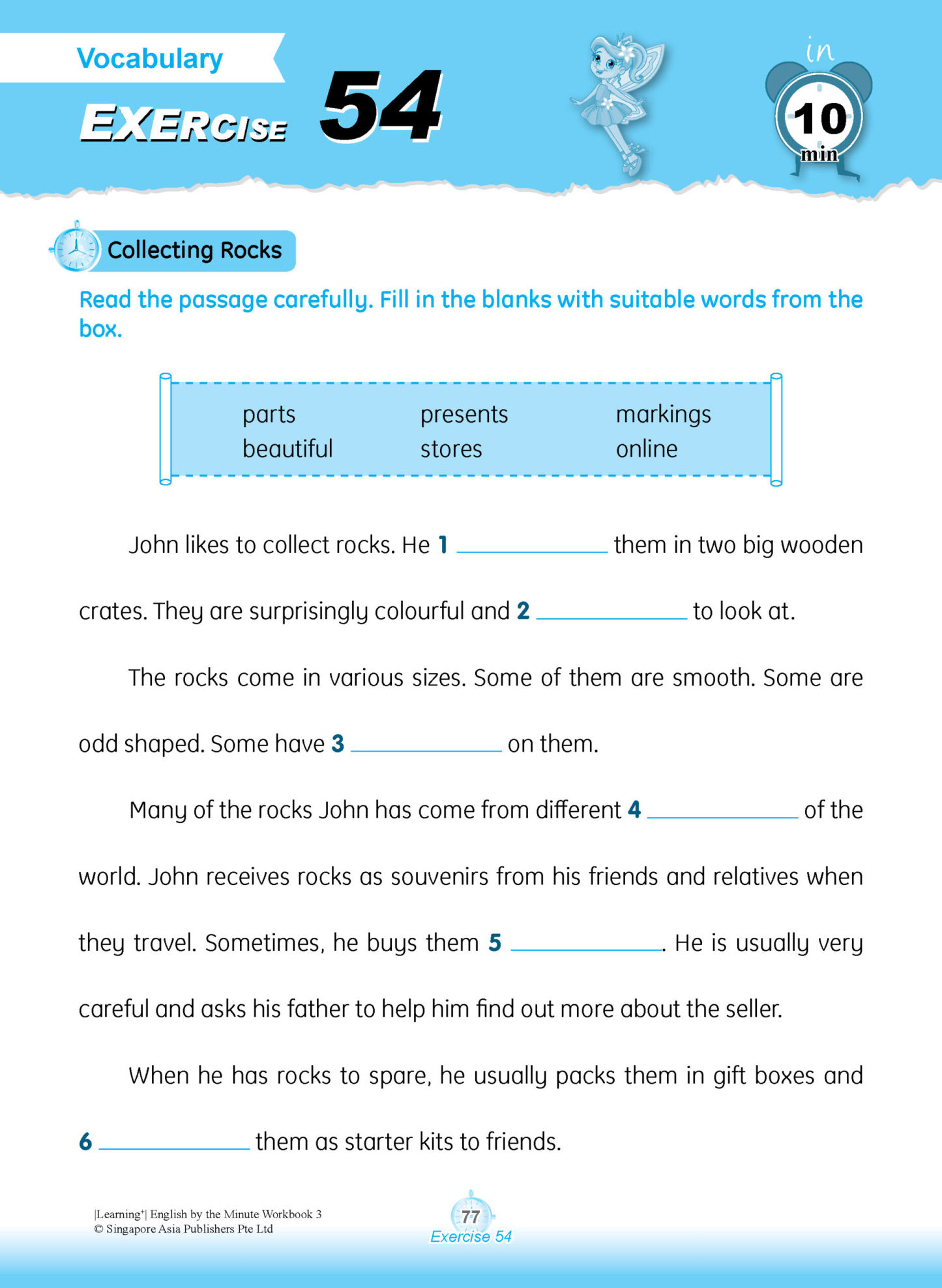 Learning+ ENGLISH by the MINUTE Workbook 3