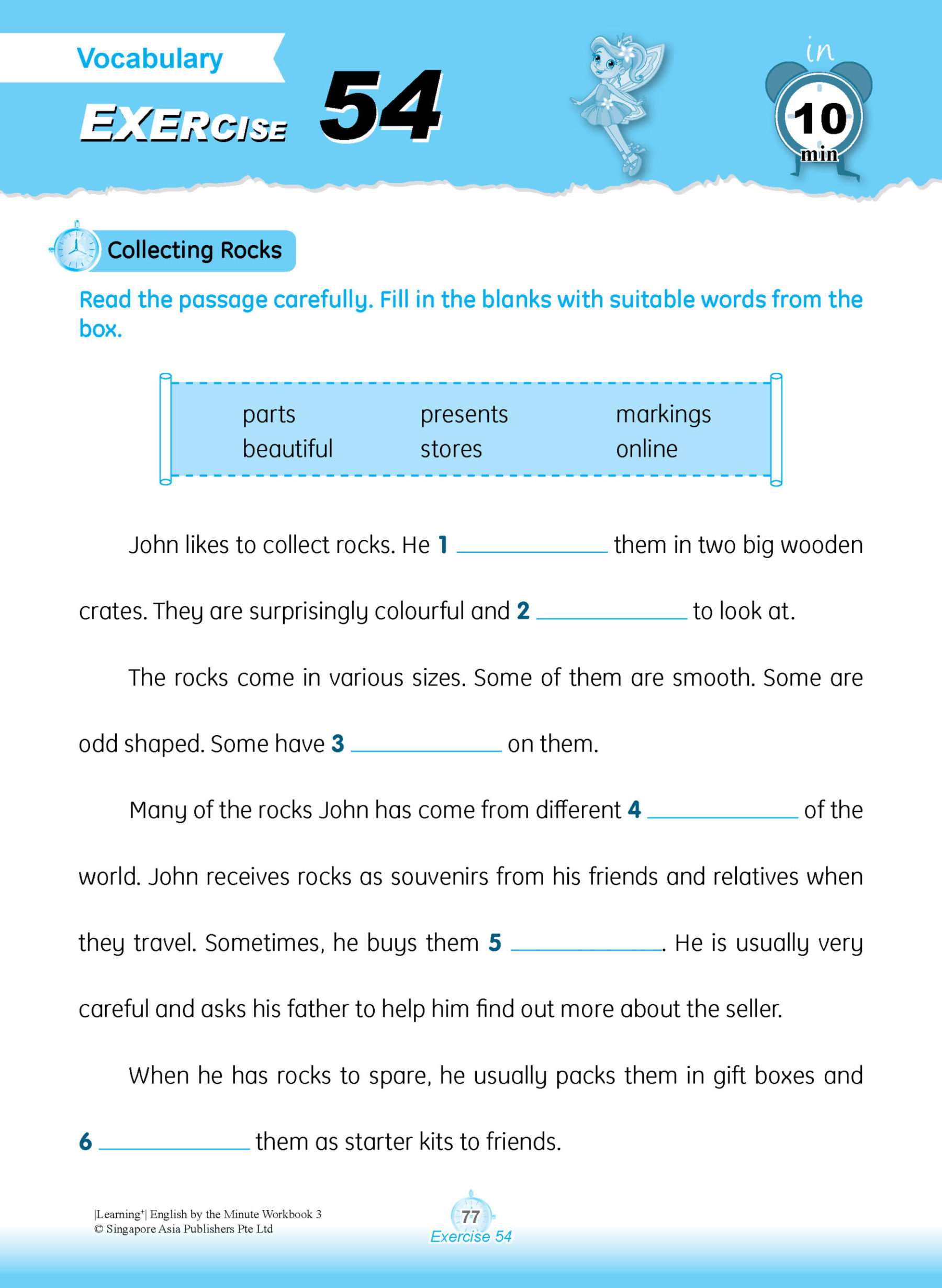 Learning+ ENGLISH by the MINUTE Workbook 3