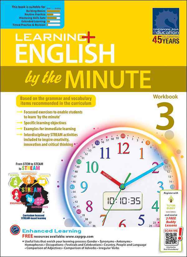 Learning+ ENGLISH by the MINUTE Workbook 3