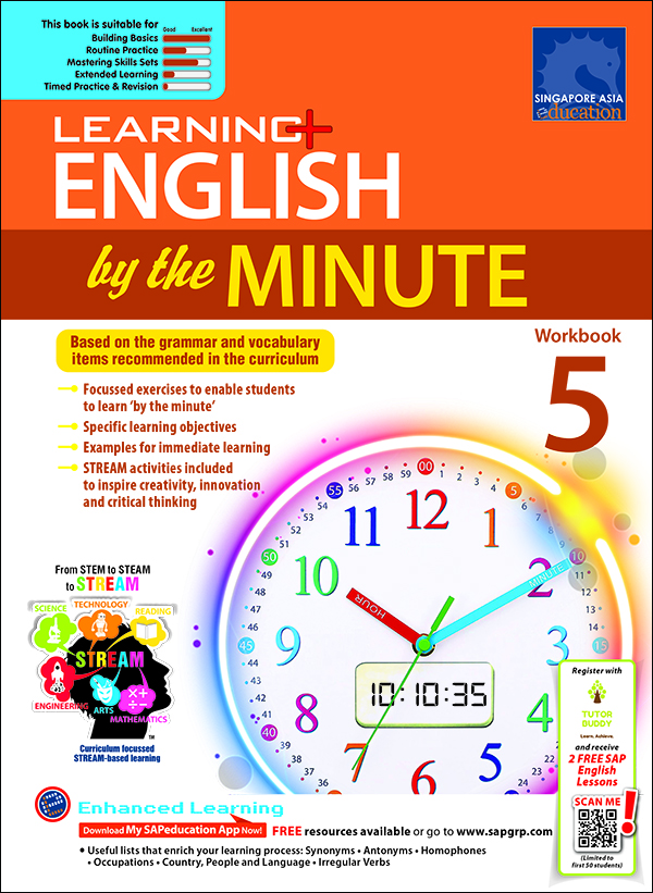 Learning+ ENGLISH by the MINUTE Workbook 5