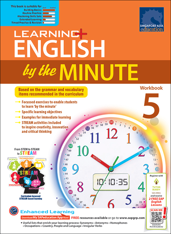 Learning+ ENGLISH by the MINUTE Workbook 5
