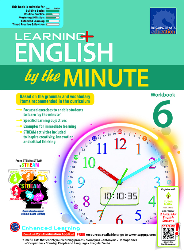 Learning+ ENGLISH by the MINUTE Workbook 6