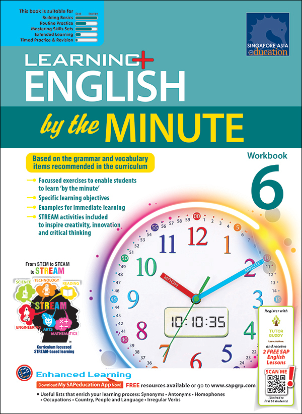 Learning+ ENGLISH by the MINUTE Workbook 6
