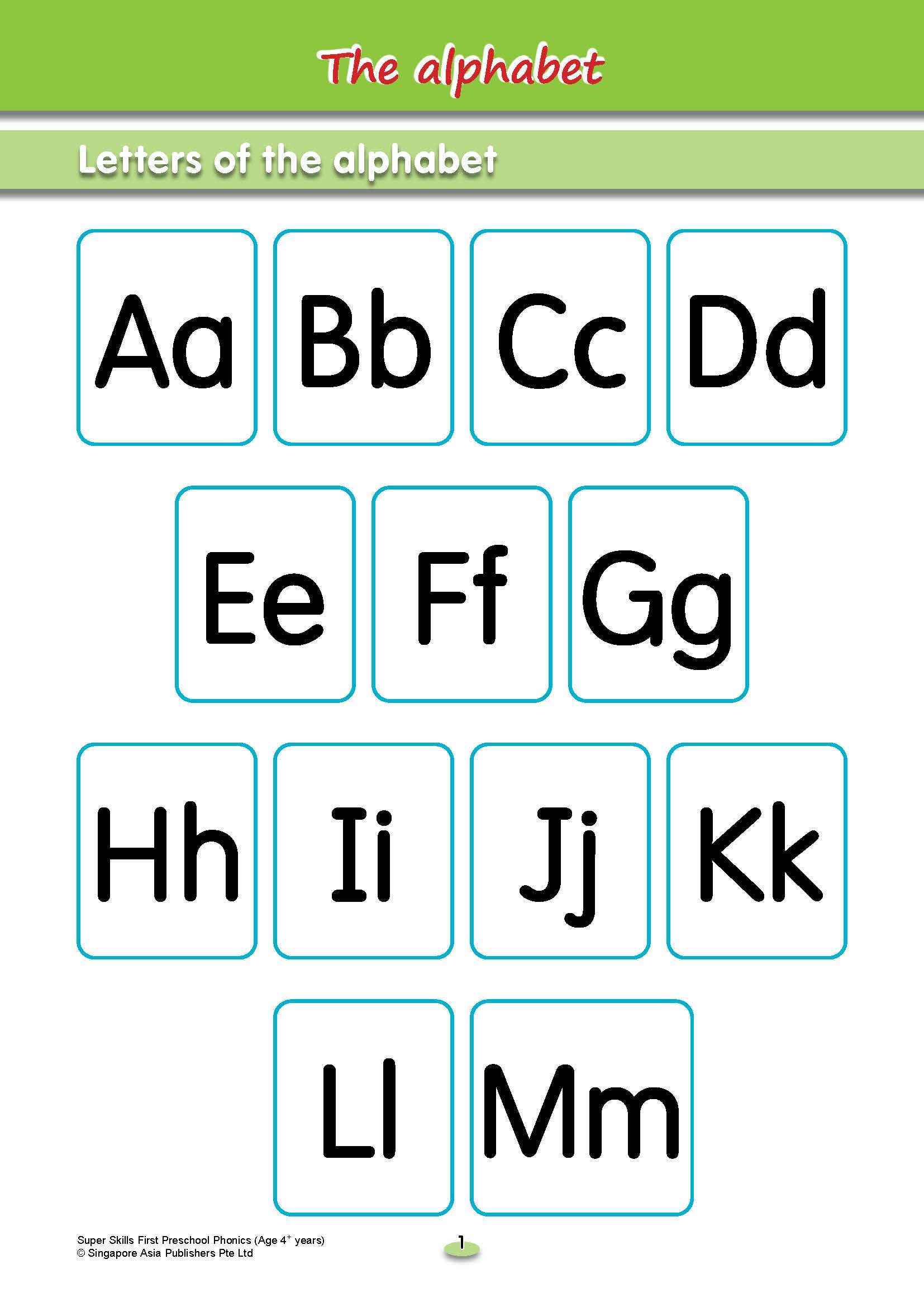 SUPER SKILLS First Preschool Phonics (Age 4+ Years)