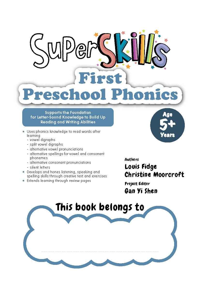 SUPER SKILLS First Preschool Phonics (Age 5+ Years)