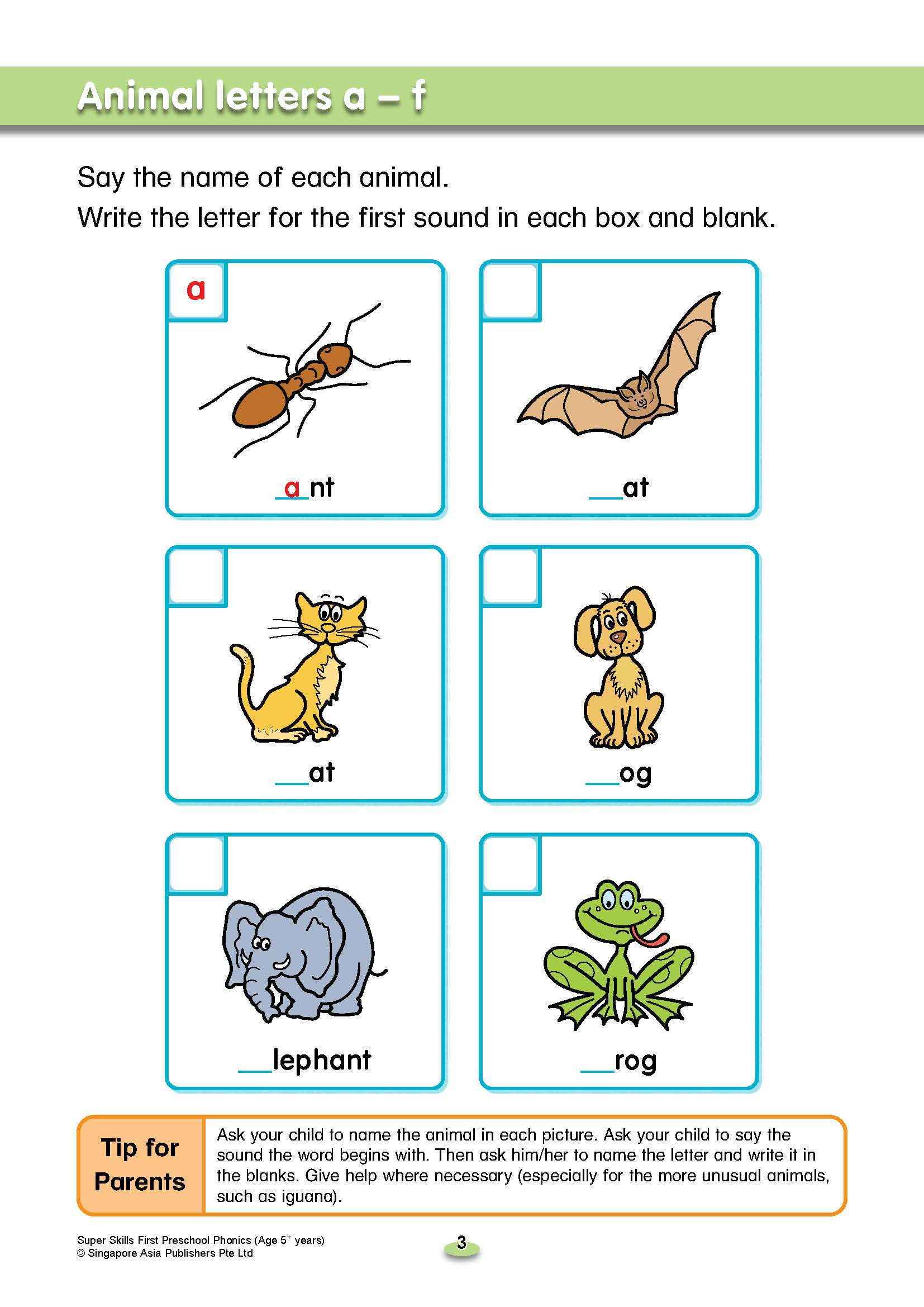 SUPER SKILLS First Preschool Phonics (Age 5+ Years)