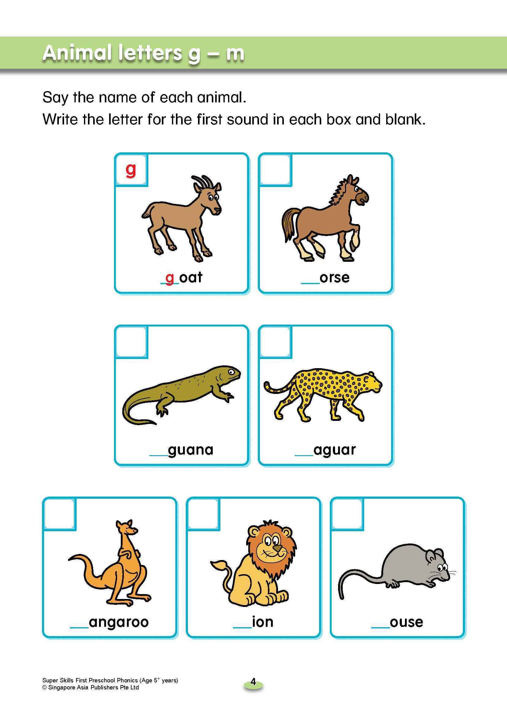 SUPER SKILLS First Preschool Phonics (Age 5+ Years)