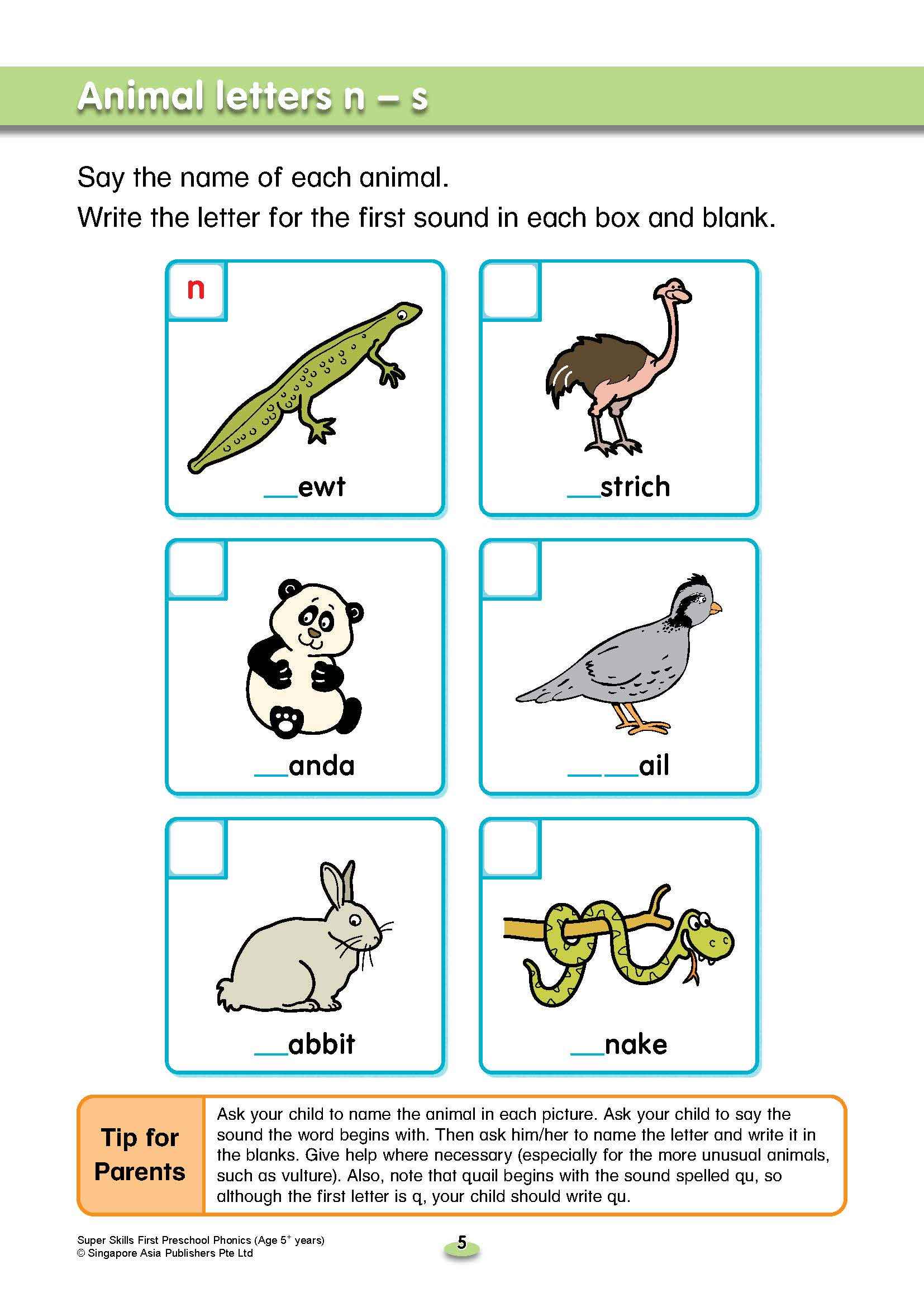 SUPER SKILLS First Preschool Phonics (Age 5+ Years)